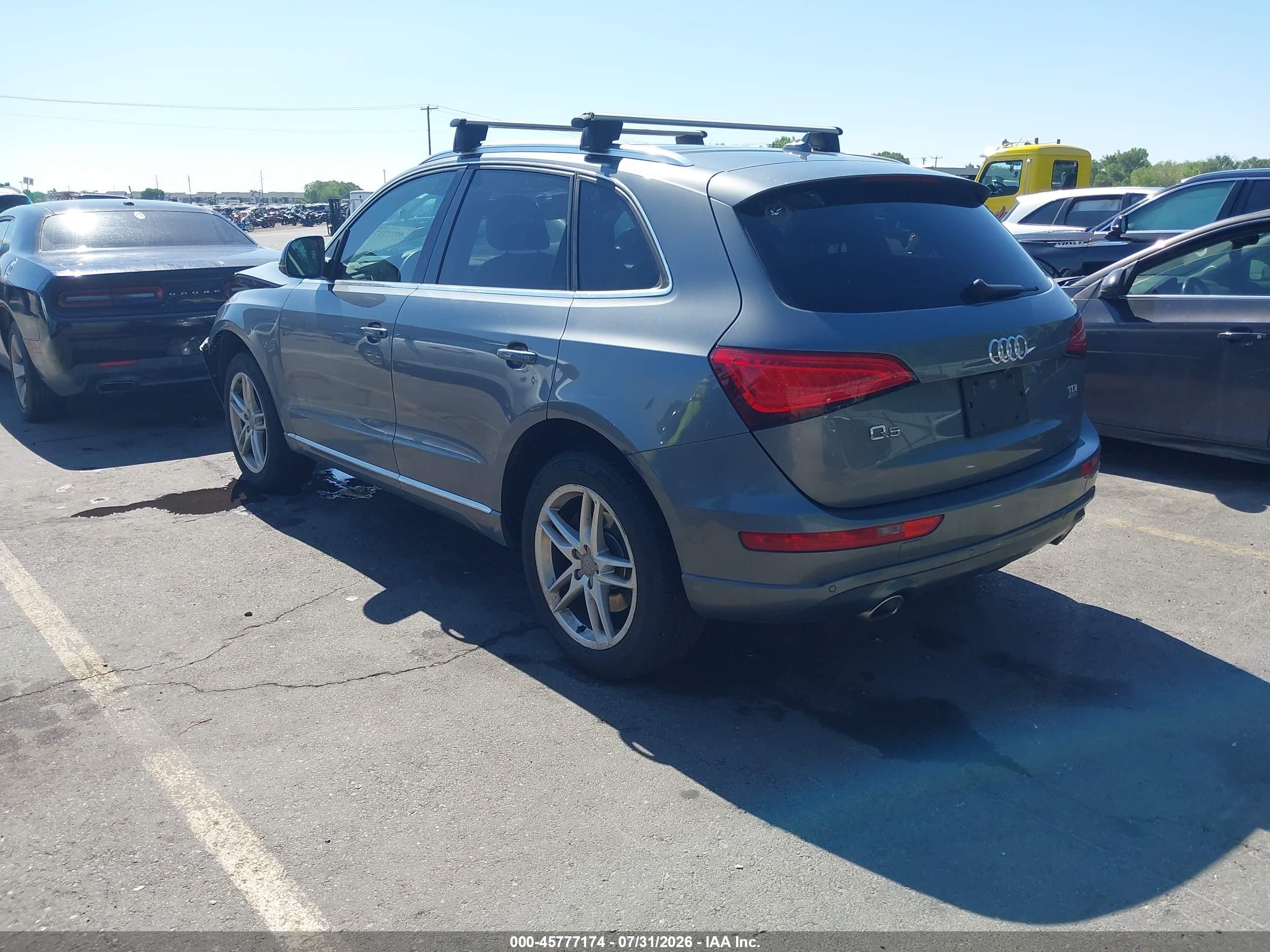 2014 Audi Q5 3.0 Tdi Premium Plus Gray vin: WA1CMBFP0EA077402