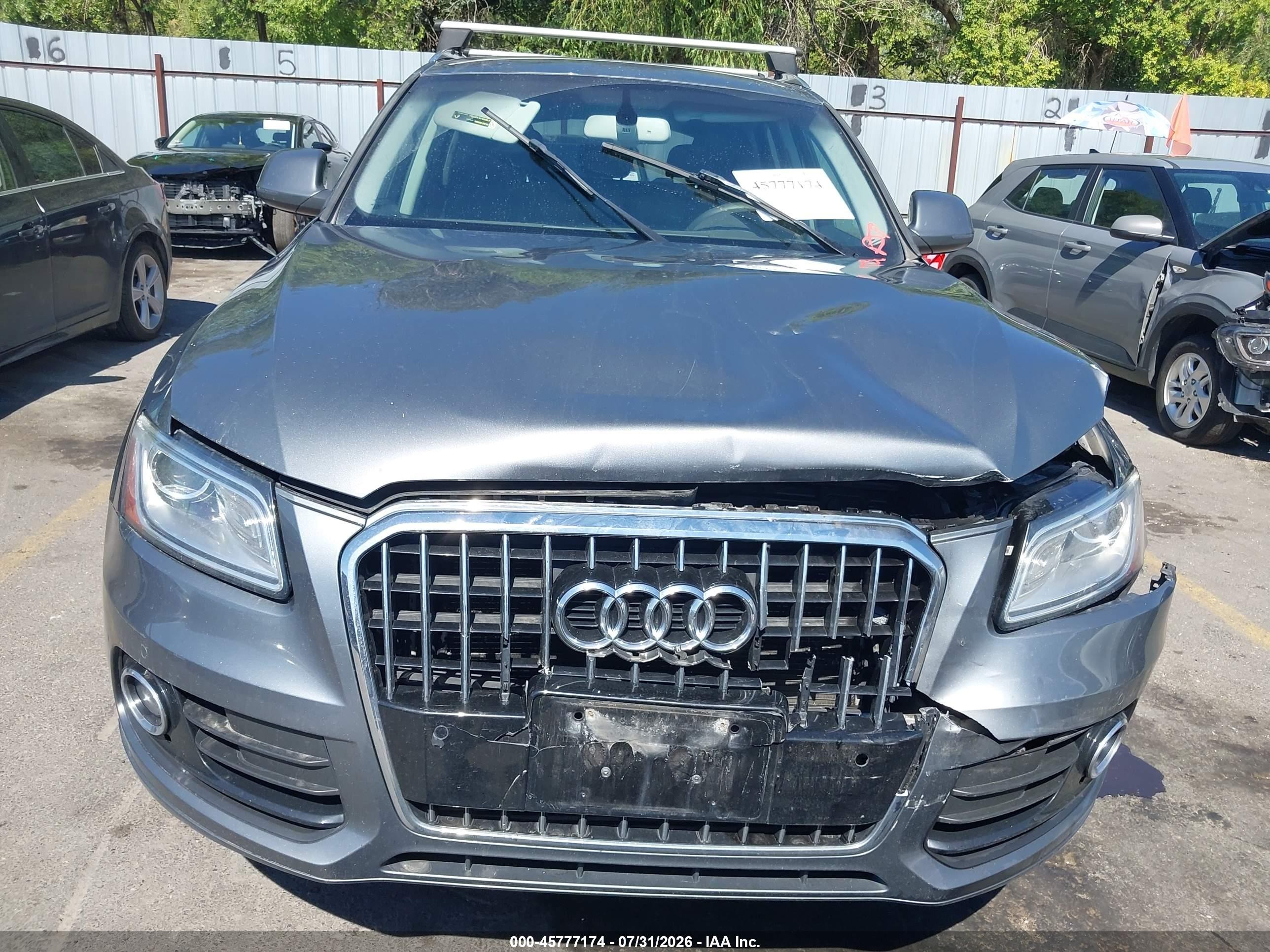 2014 Audi Q5 3.0 Tdi Premium Plus Gray vin: WA1CMBFP0EA077402