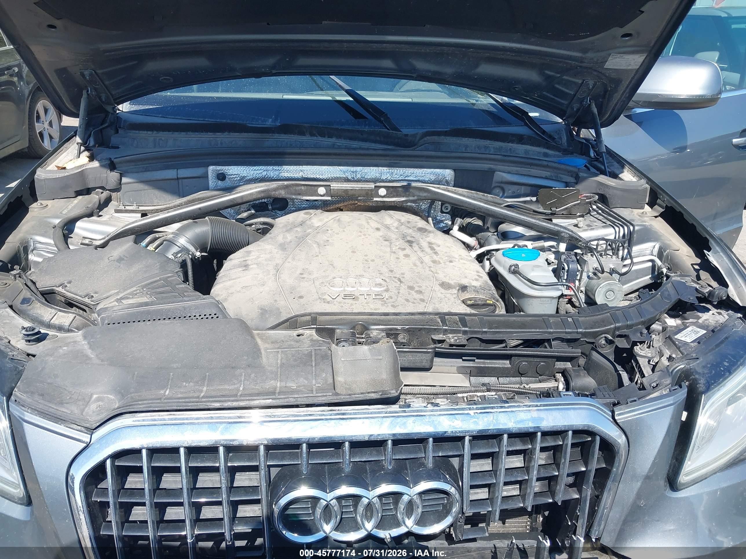 2014 Audi Q5 3.0 Tdi Premium Plus Gray vin: WA1CMBFP0EA077402