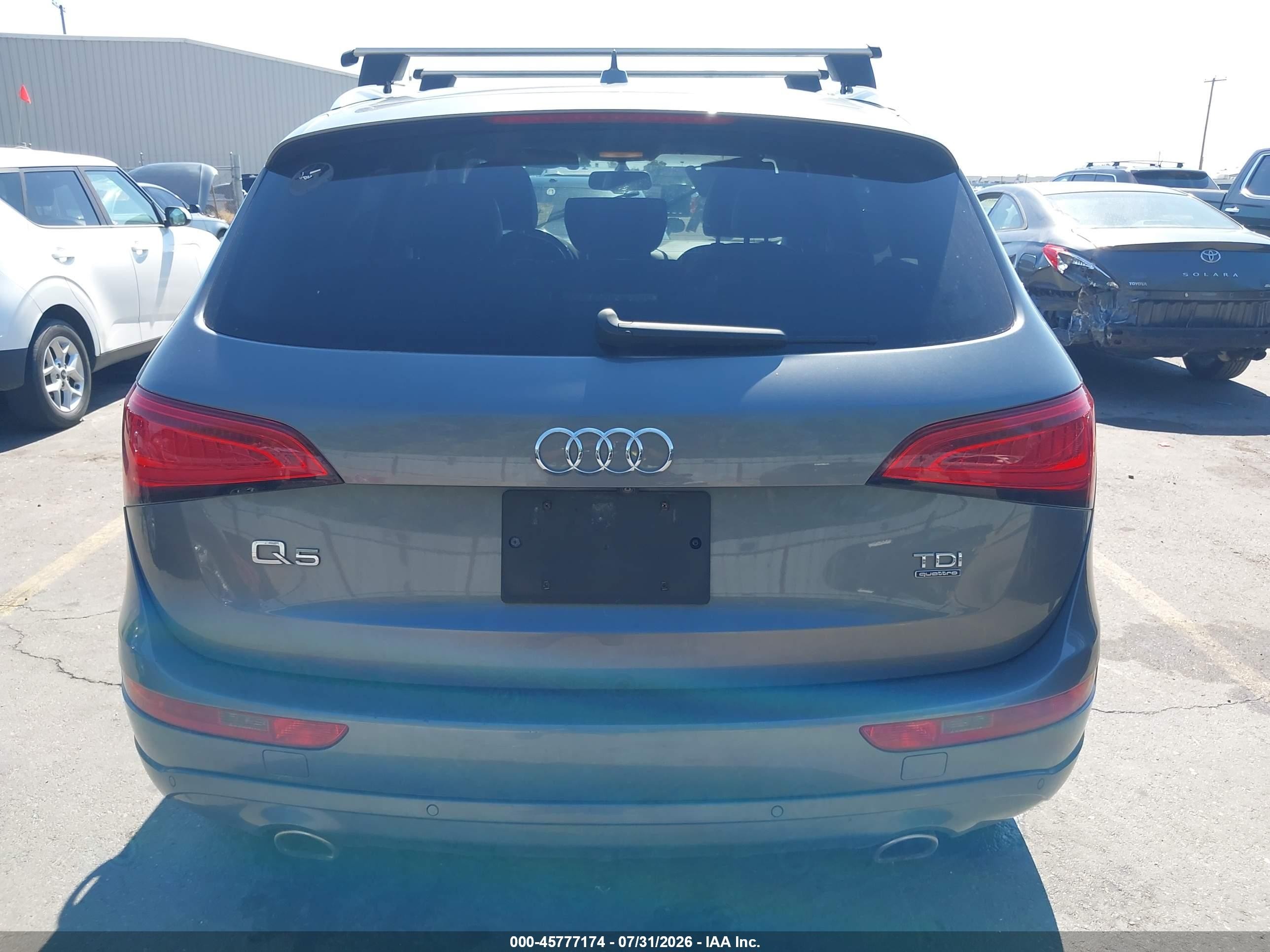 2014 Audi Q5 3.0 Tdi Premium Plus Gray vin: WA1CMBFP0EA077402