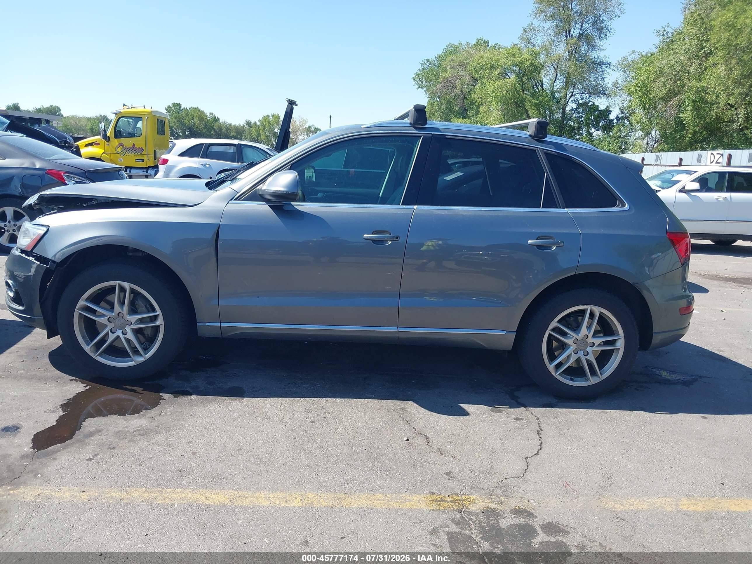 2014 Audi Q5 3.0 Tdi Premium Plus Gray vin: WA1CMBFP0EA077402