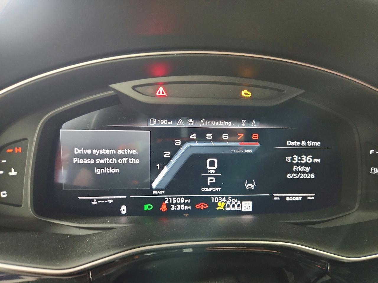 2024 Audi Sq8 Prestige Красный vin: WA1CWBF19RD015507