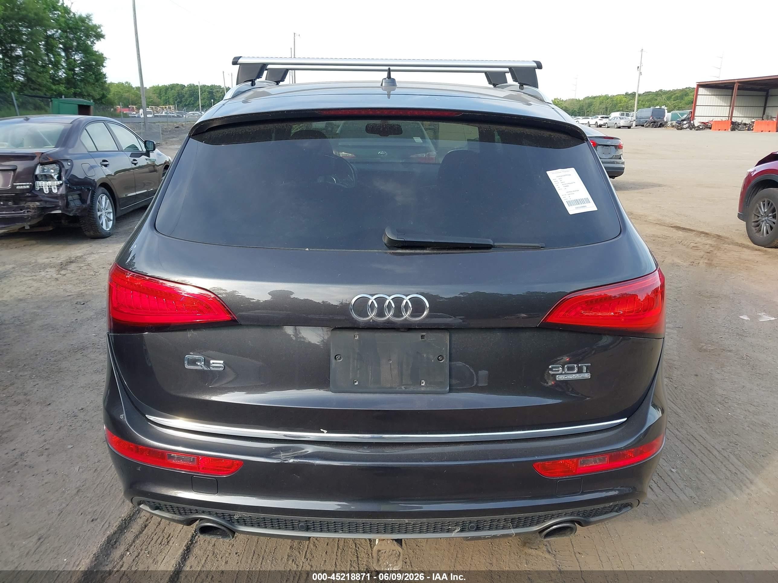 2016 Audi Q5 3.0t Premium Plus Black vin: WA1D7AFP4GA065794