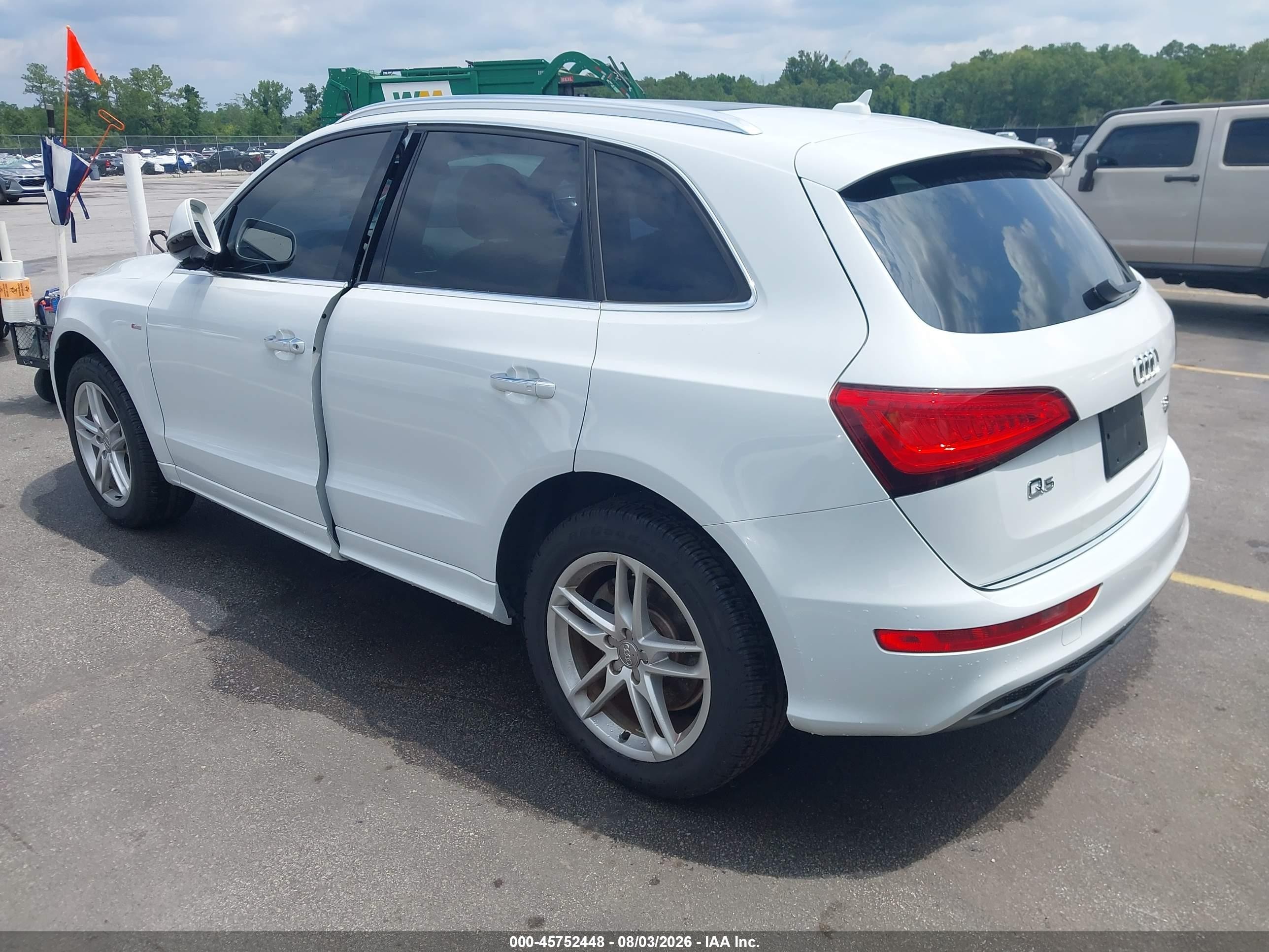 2016 Audi Q5 3.0t Premium Plus White vin: WA1D7AFP5GA029449