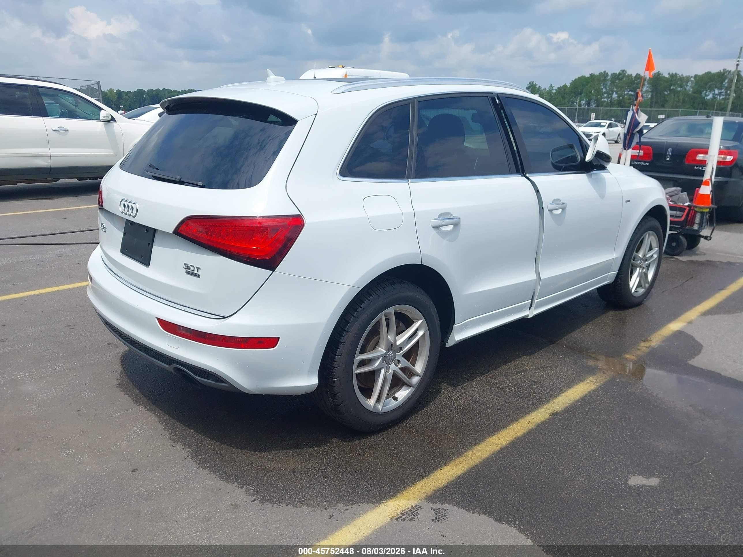 2016 Audi Q5 3.0t Premium Plus White vin: WA1D7AFP5GA029449