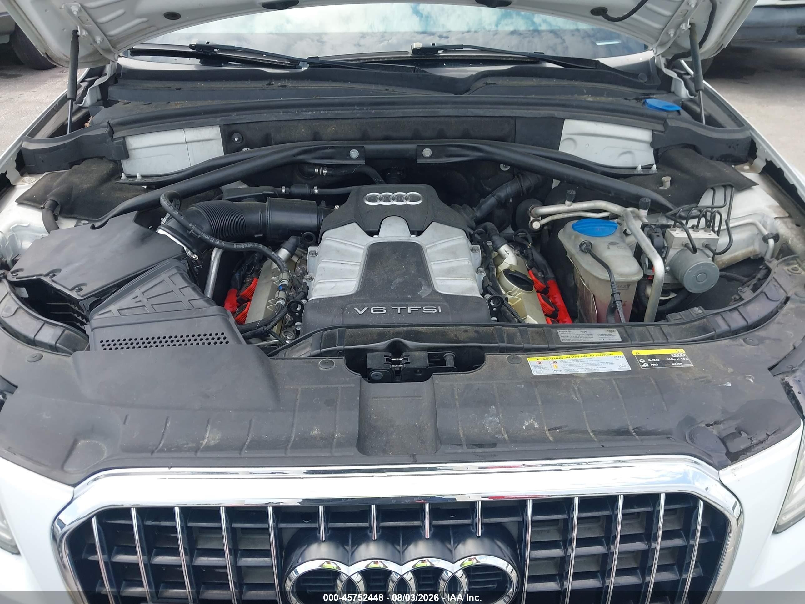 2016 Audi Q5 3.0t Premium Plus White vin: WA1D7AFP5GA029449