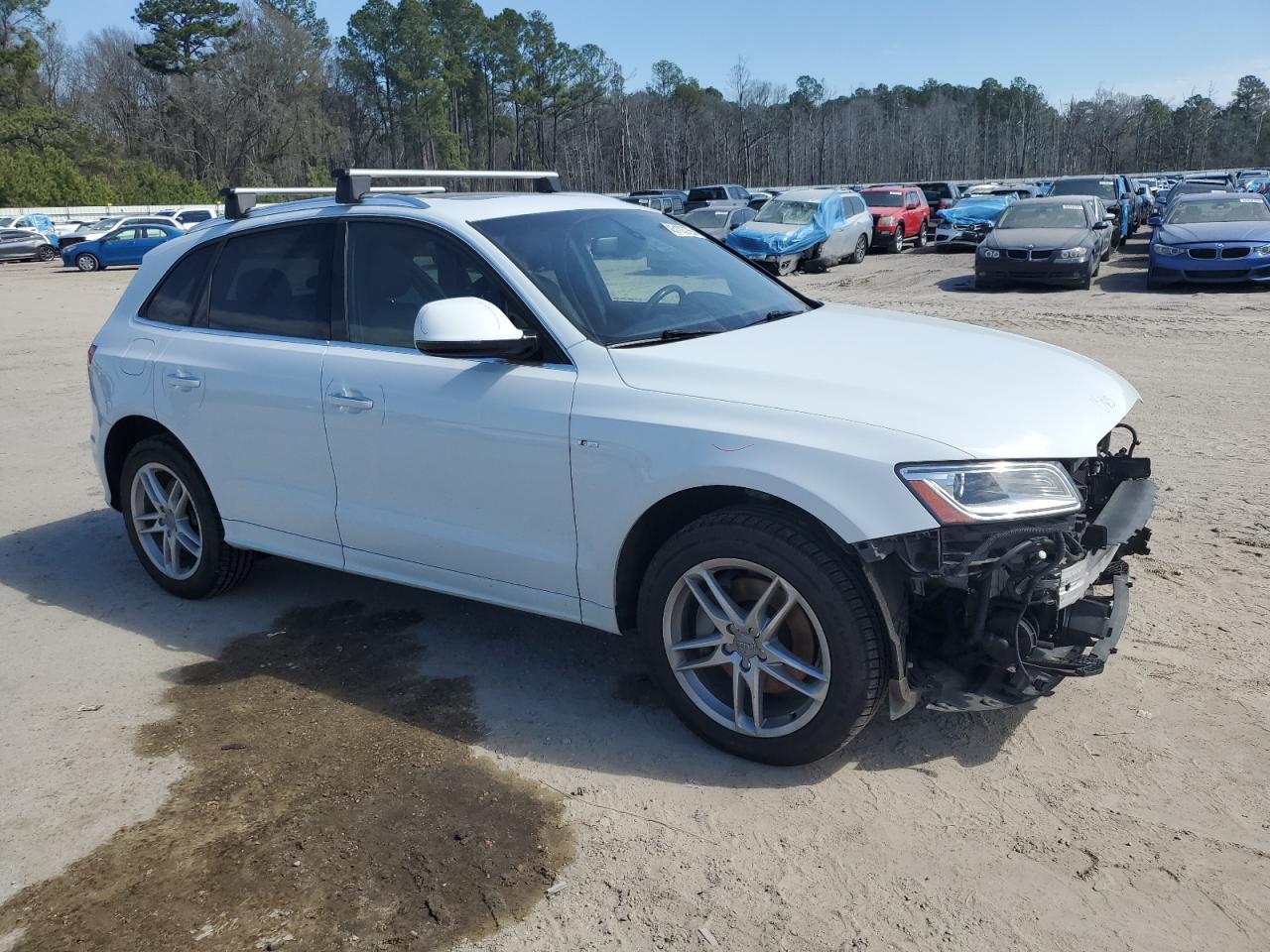 2016 Audi Q5 Premium Plus S-line White vin: WA1D7AFP6GA136459