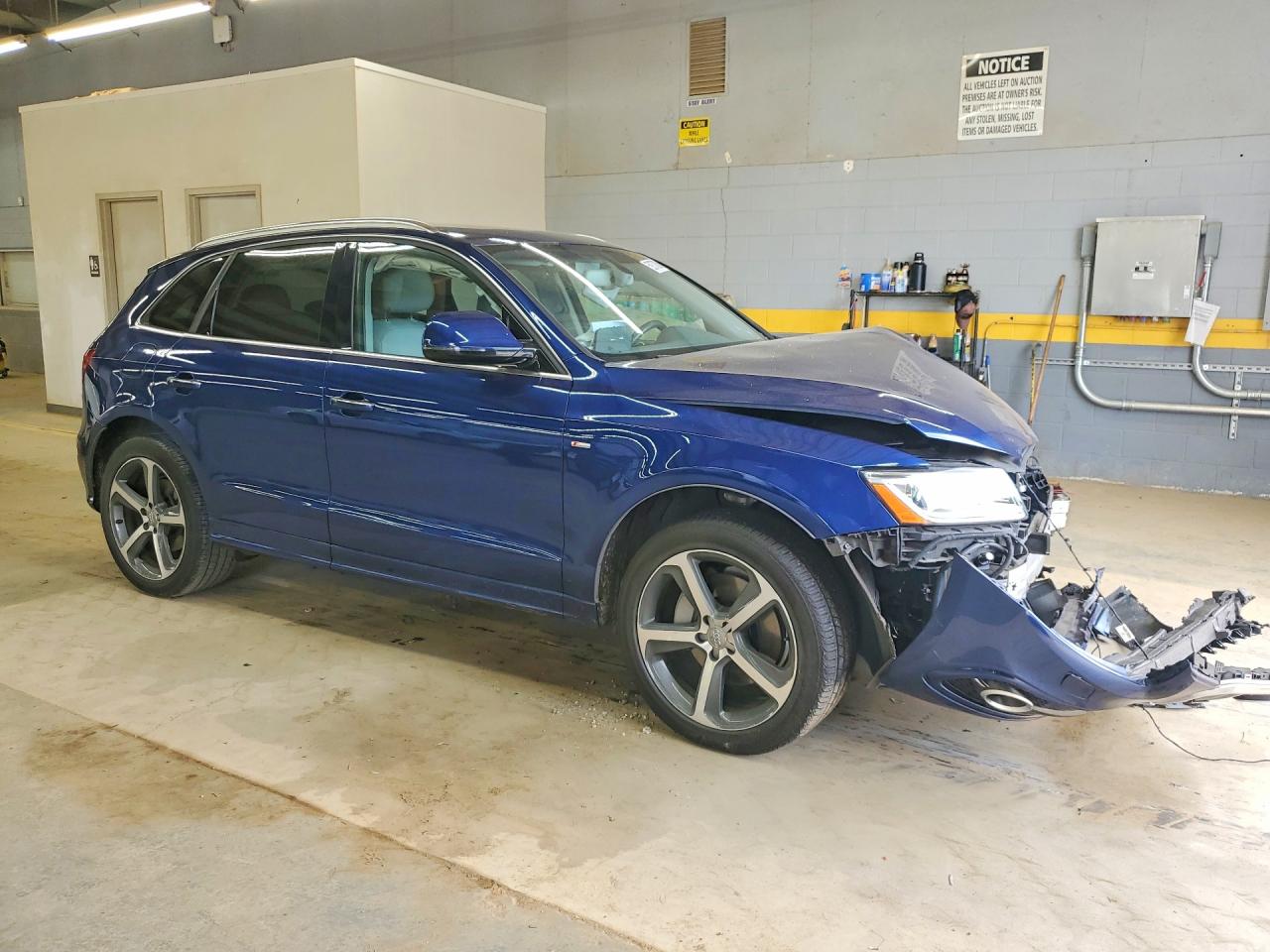 2016 Audi Q5 Premium Plus S-line Синий vin: WA1D7AFP9GA123463