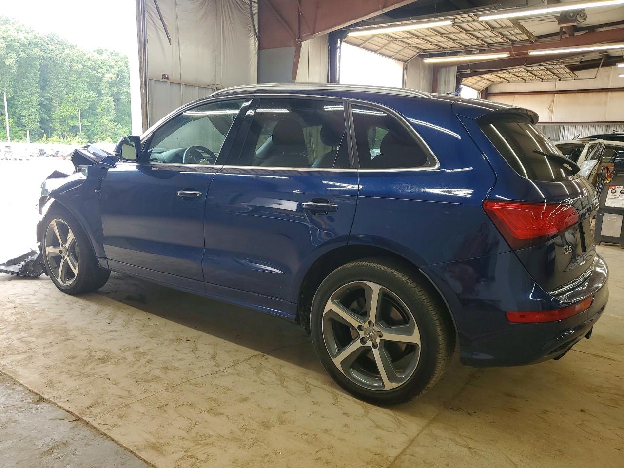 2016 Audi Q5 Premium Plus S-line Синий vin: WA1D7AFP9GA123463