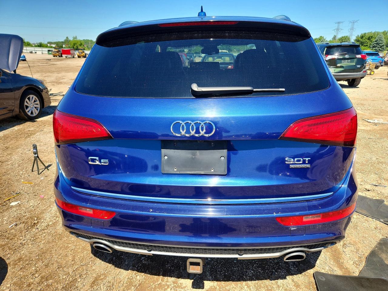 2016 Audi Q5 Premium Plus S-line Синий vin: WA1D7BFPXGA041361