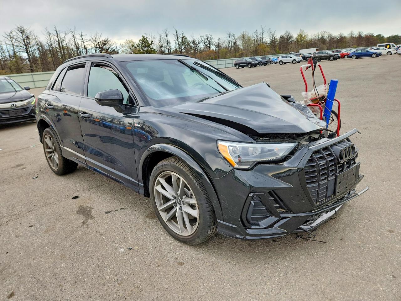 2022 Audi Q3 Quattro Black vin: WA1DECF30N1132256