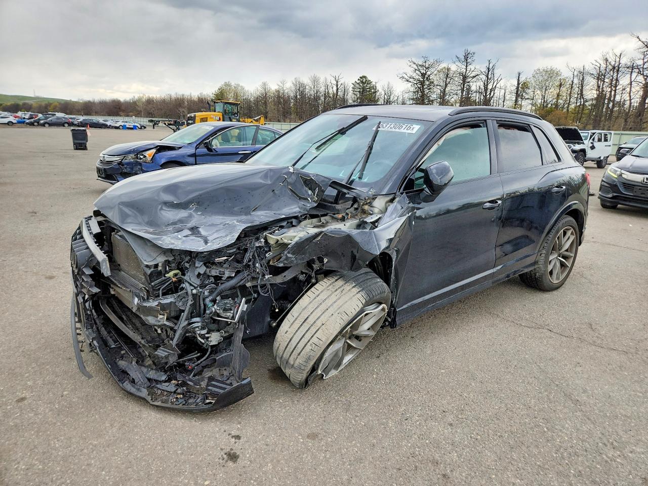2022 Audi Q3 Quattro Black vin: WA1DECF30N1132256