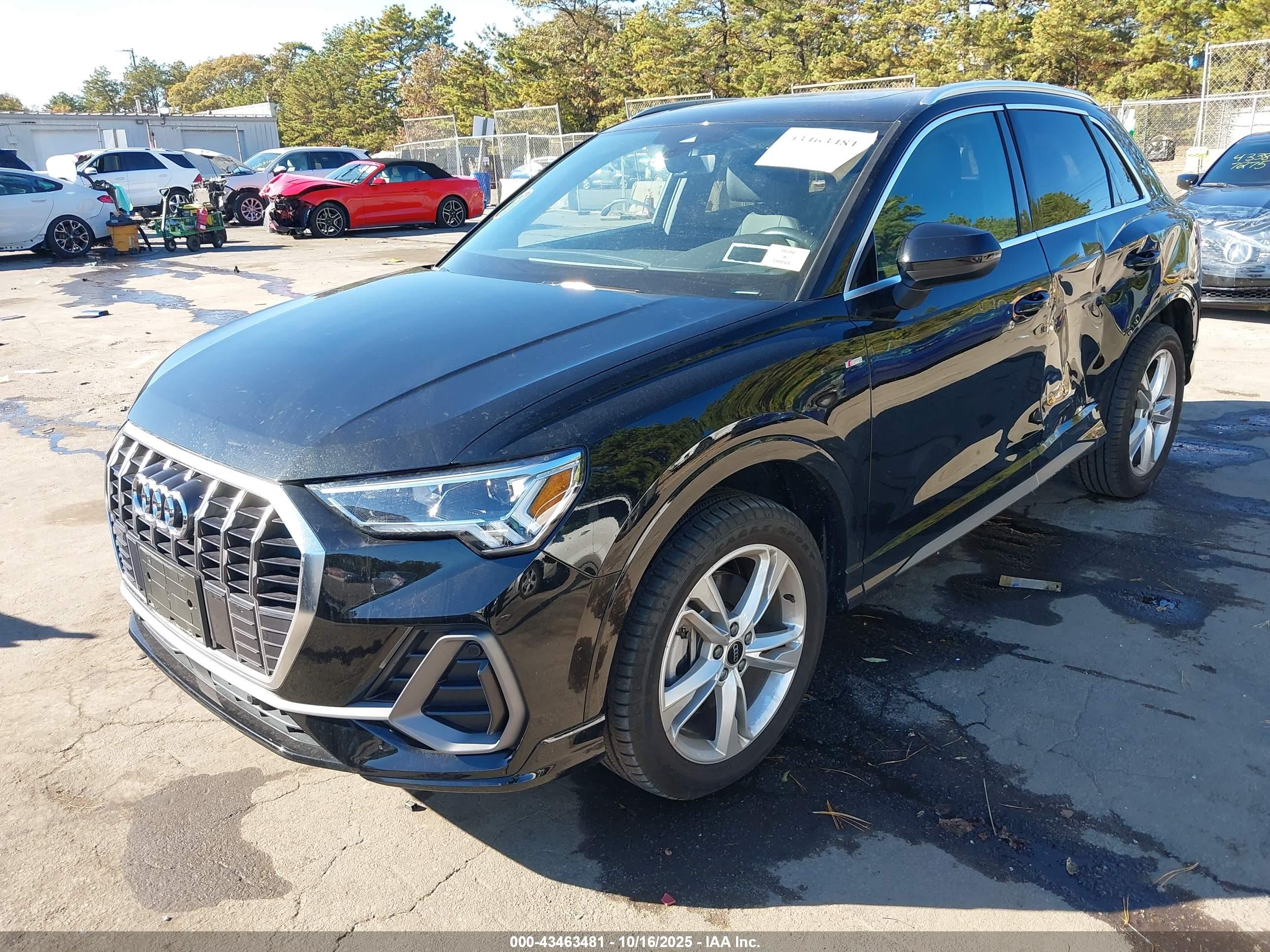 2024 Audi Q3 Premium 45 Tfsi S Line Quattro Tiptronic Black vin: WA1DECF30R1021583