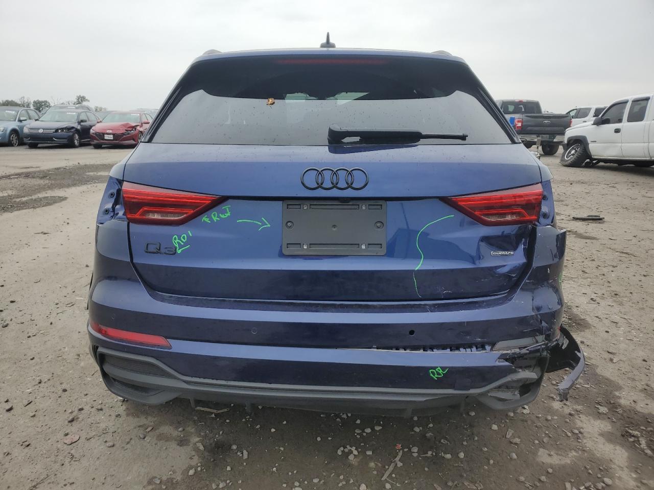 2024 Audi Q3 Premium S Line 45 Blue vin: WA1DECF34R1182504
