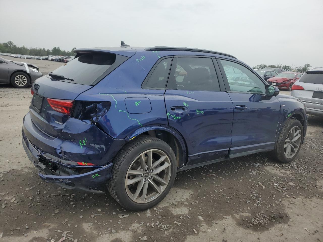 2024 Audi Q3 Premium S Line 45 Blue vin: WA1DECF34R1182504