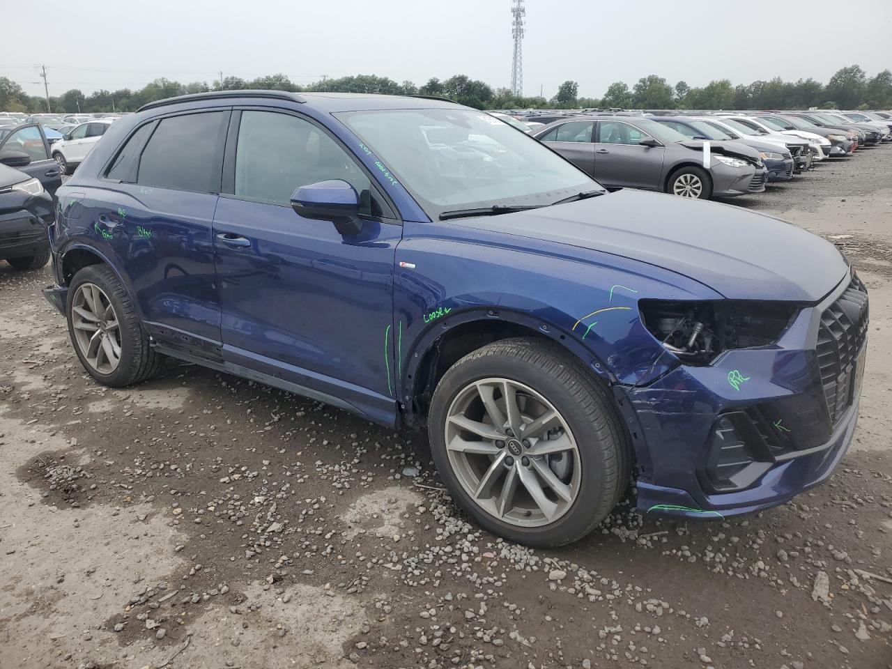 2024 Audi Q3 Premium S Line 45 Blue vin: WA1DECF34R1182504