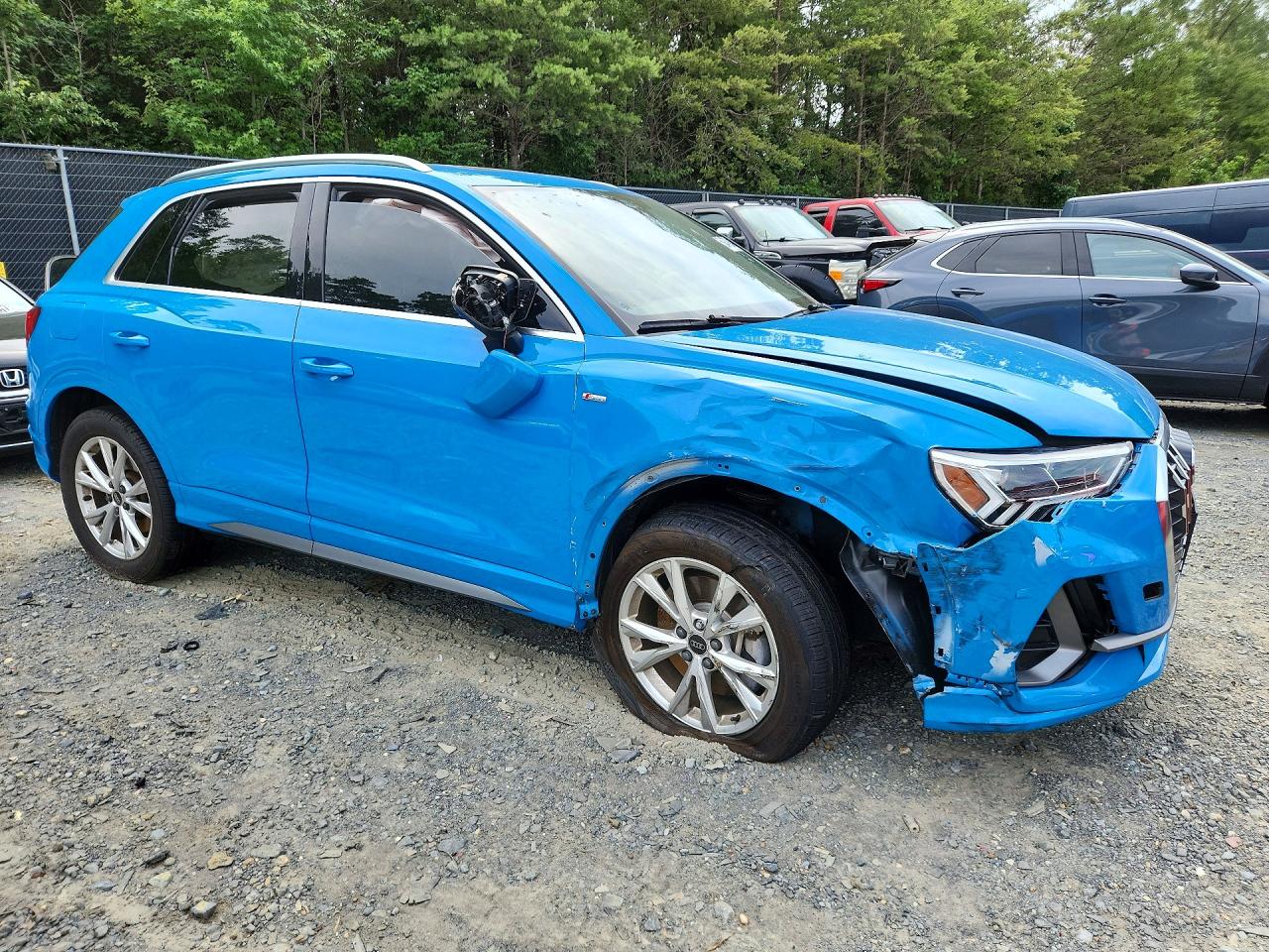 2023 Audi Q3 Premium S Line 45 Blue vin: WA1DECF38P1137790