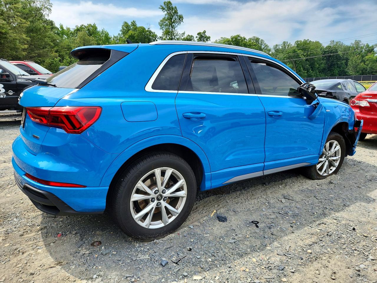 2023 Audi Q3 Premium S Line 45 Blue vin: WA1DECF38P1137790