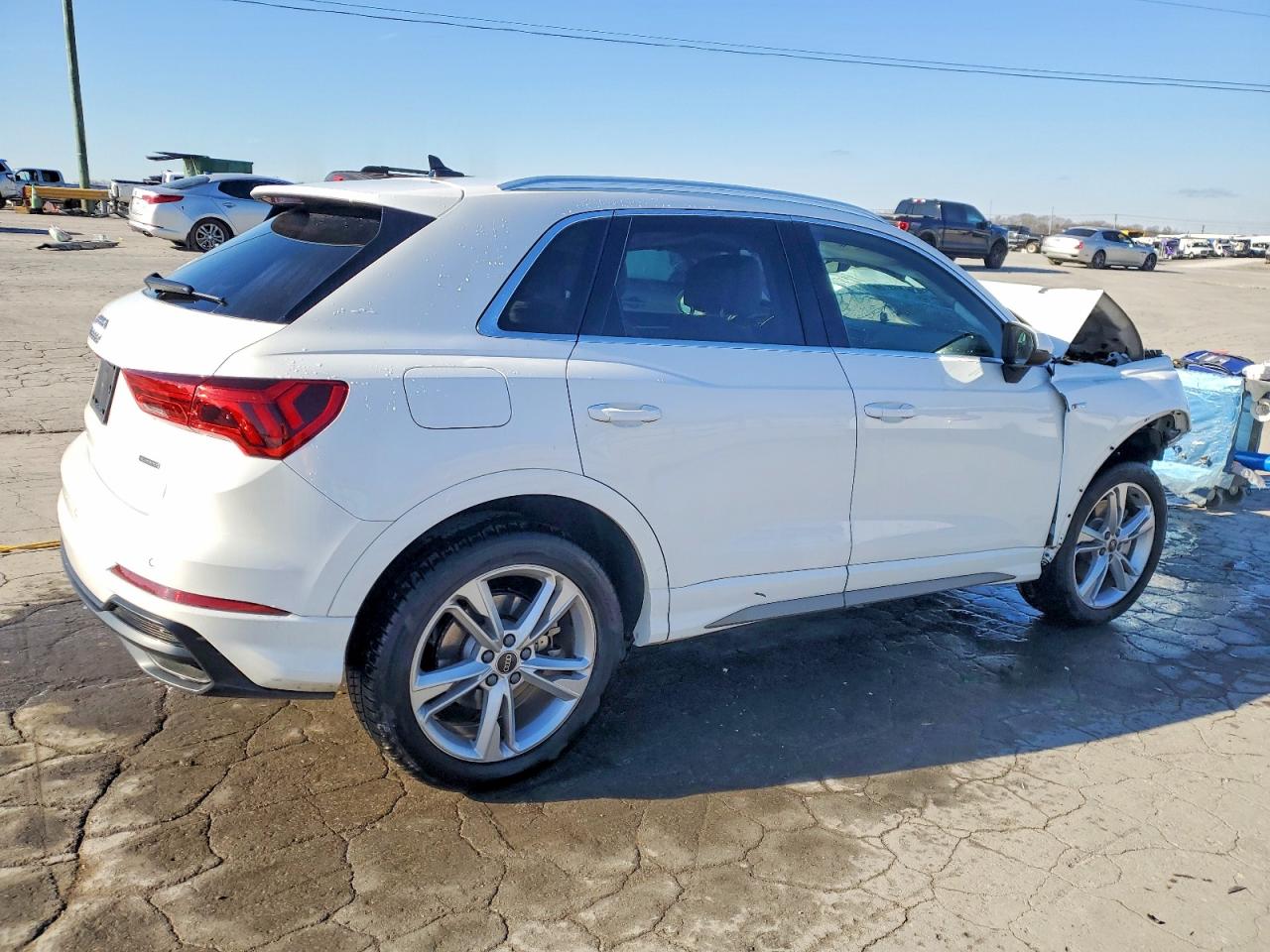 2021 Audi Q3 Premium S Line 45 White vin: WA1DECF39M1041601
