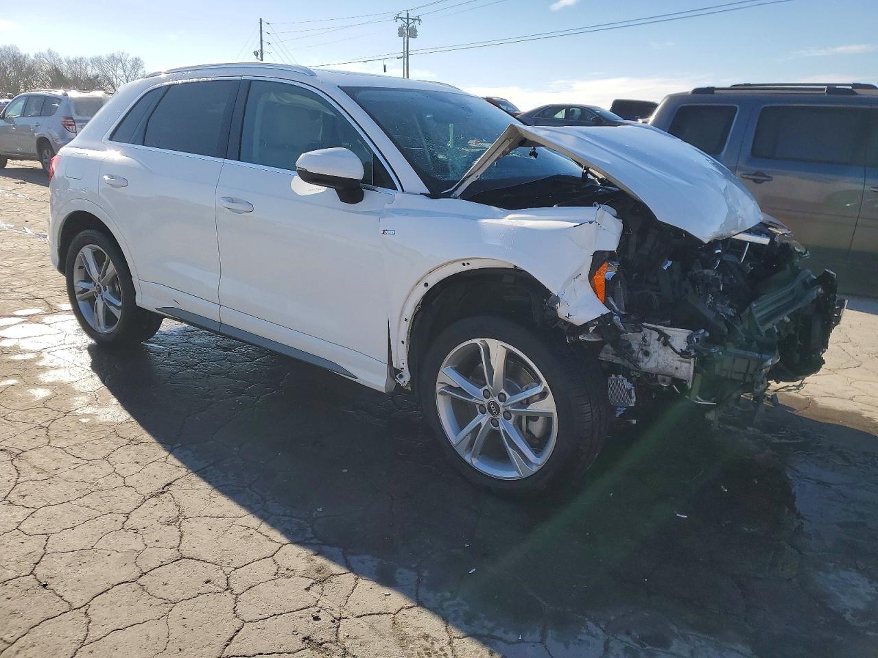 2021 Audi Q3 Premium S Line 45 White vin: WA1DECF39M1041601