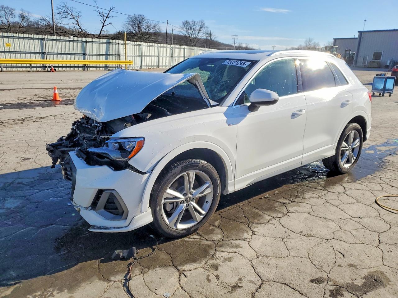 2021 Audi Q3 Premium S Line 45 Белый vin: WA1DECF39M1041601