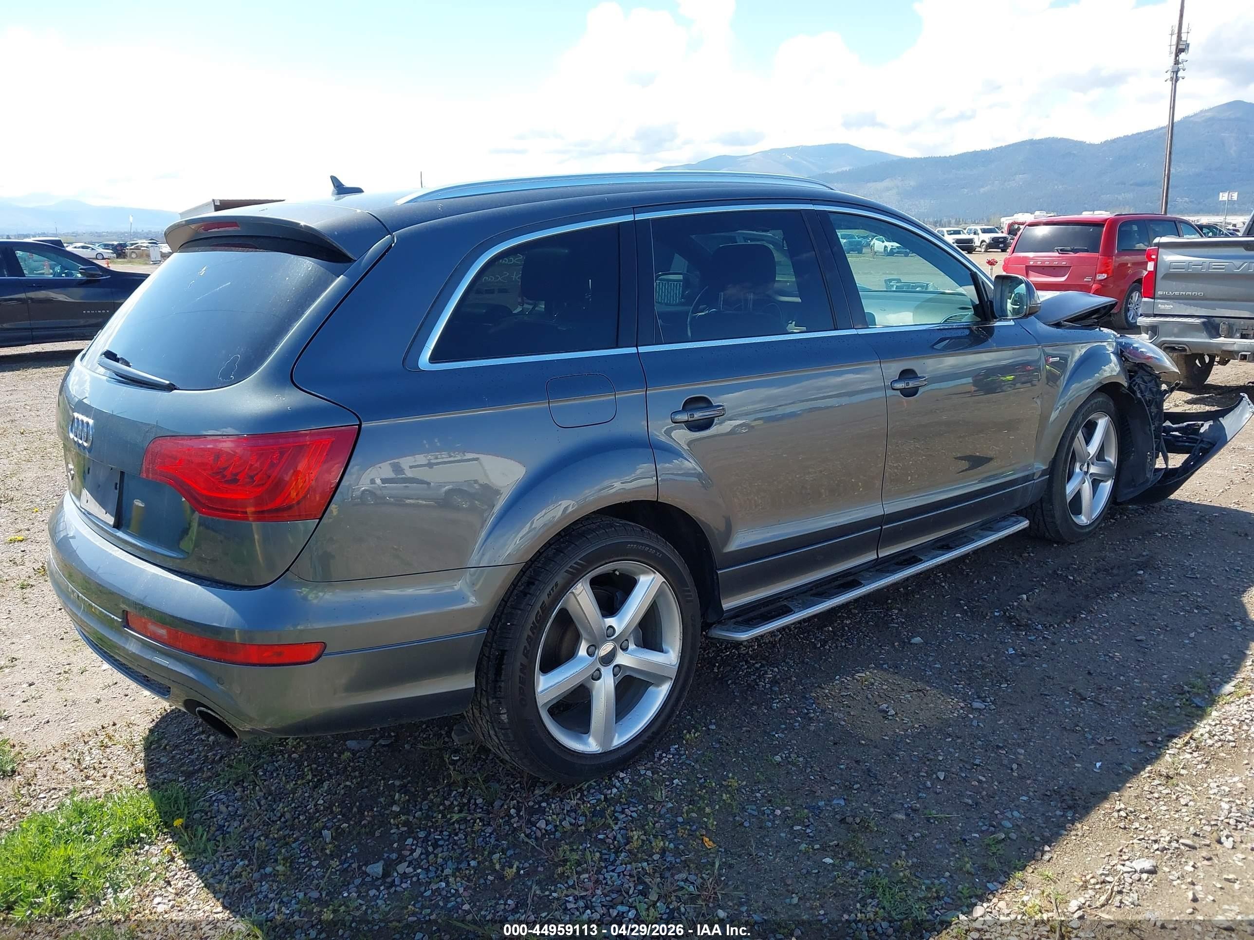 2011 Audi Q7 3.0t S Line Prestige Gray vin: WA1DGAFE0BD004402