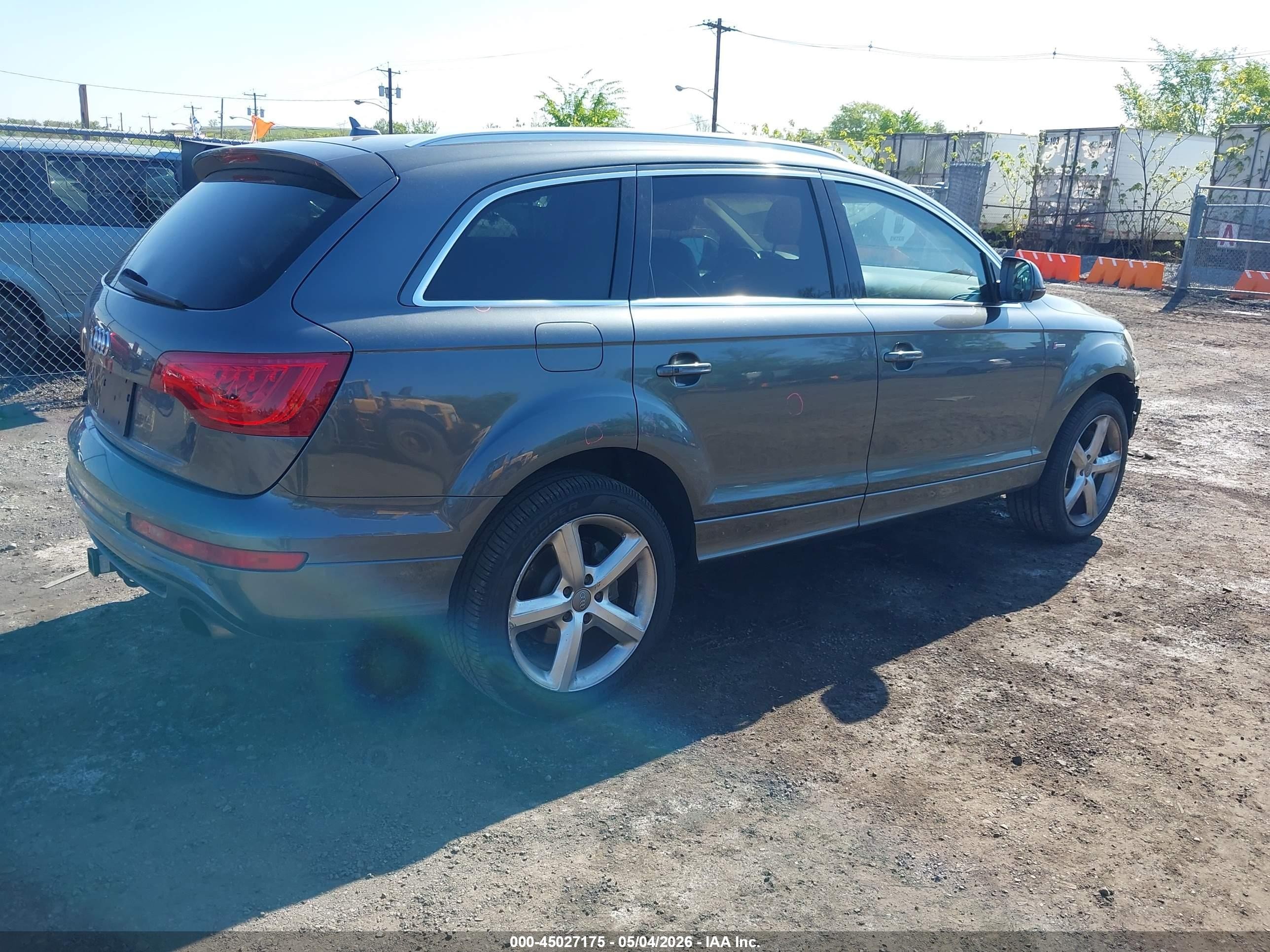 2013 Audi Q7 3.0t S Line Prestige Серый vin: WA1DGAFE0DD005827