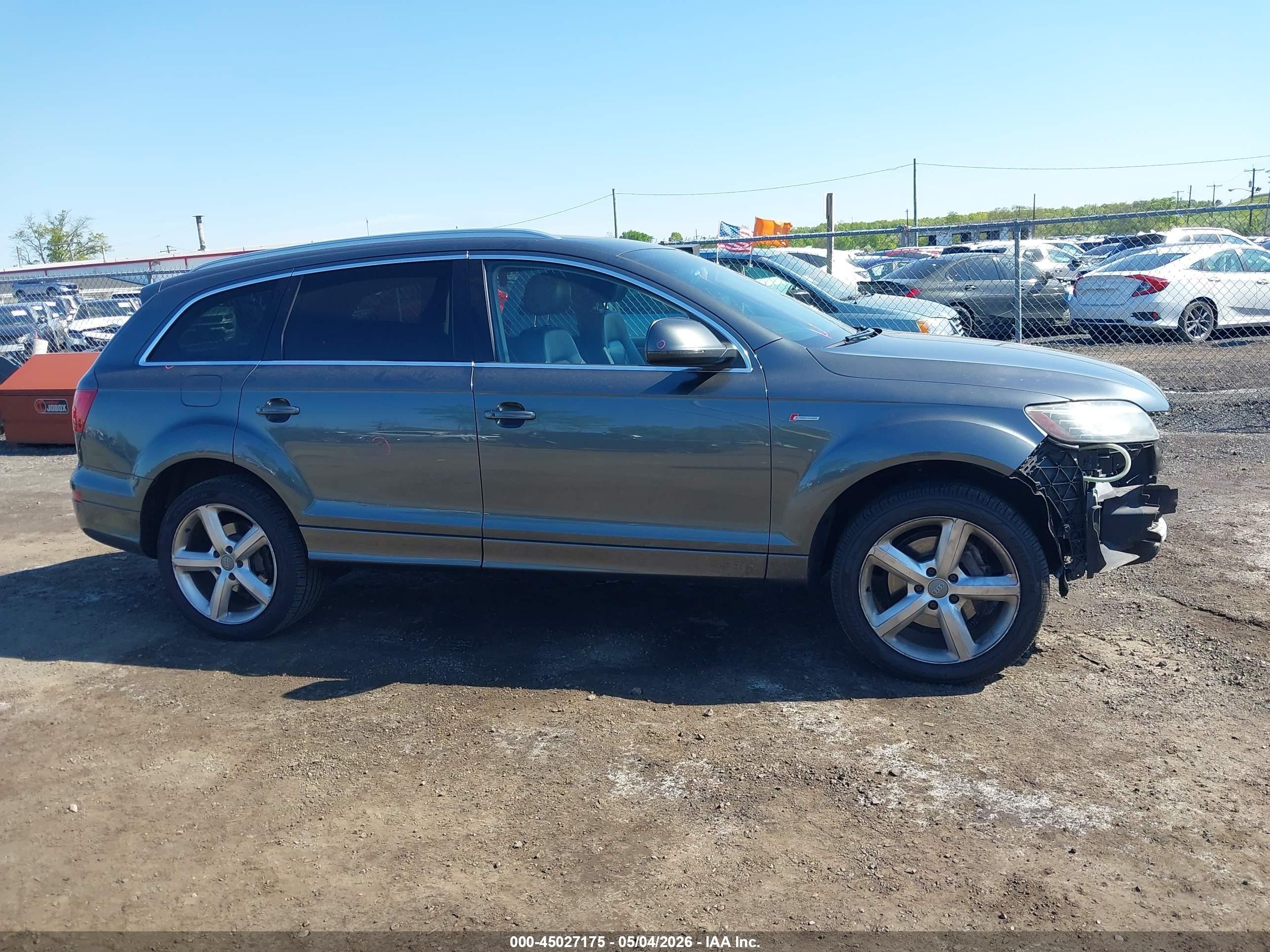 2013 Audi Q7 3.0t S Line Prestige Серый vin: WA1DGAFE0DD005827