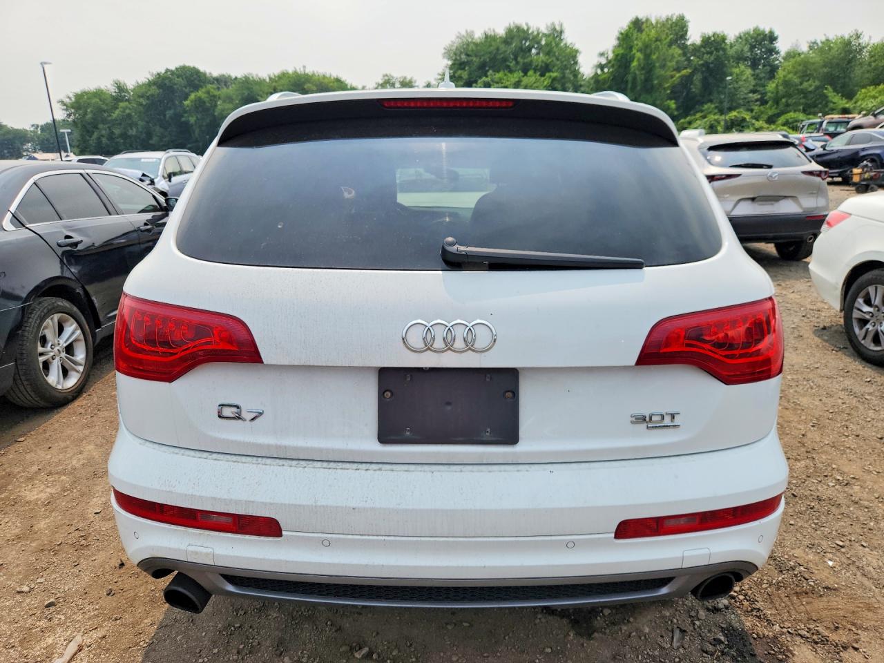 2014 Audi Q7 Prestige White vin: WA1DGAFE0ED003898