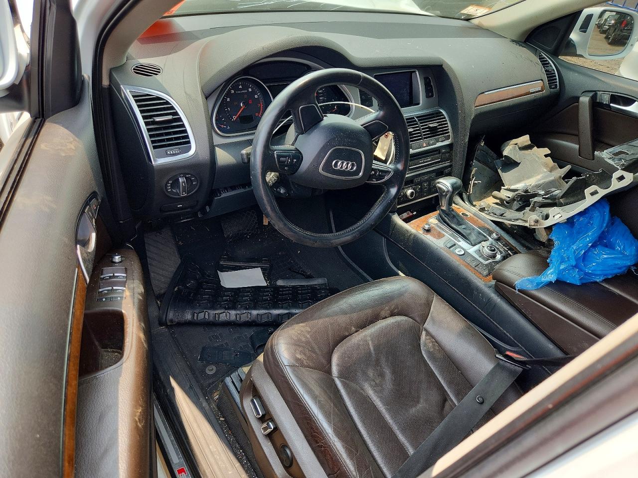 2014 Audi Q7 Prestige White vin: WA1DGAFE0ED003898