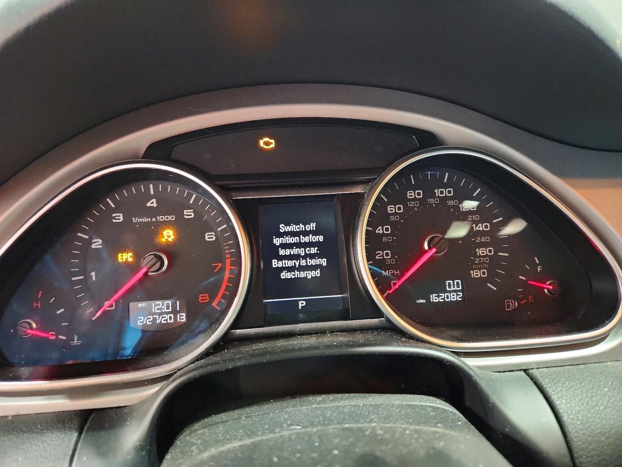 2014 Audi Q7 Prestige Black vin: WA1DGAFE0ED016991