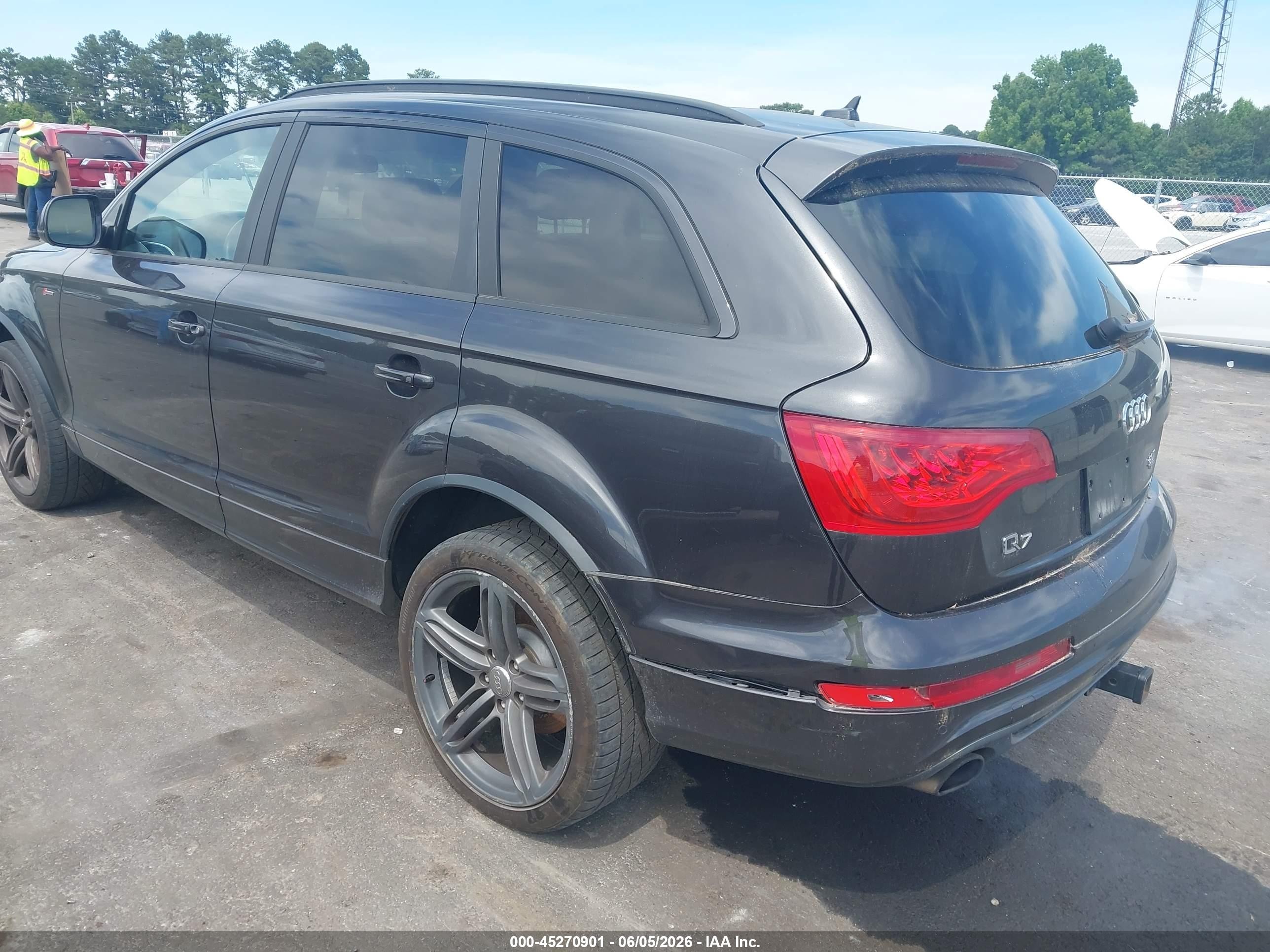 2014 Audi Q7 3.0t S Line Prestige Черный vin: WA1DGAFE0ED020605