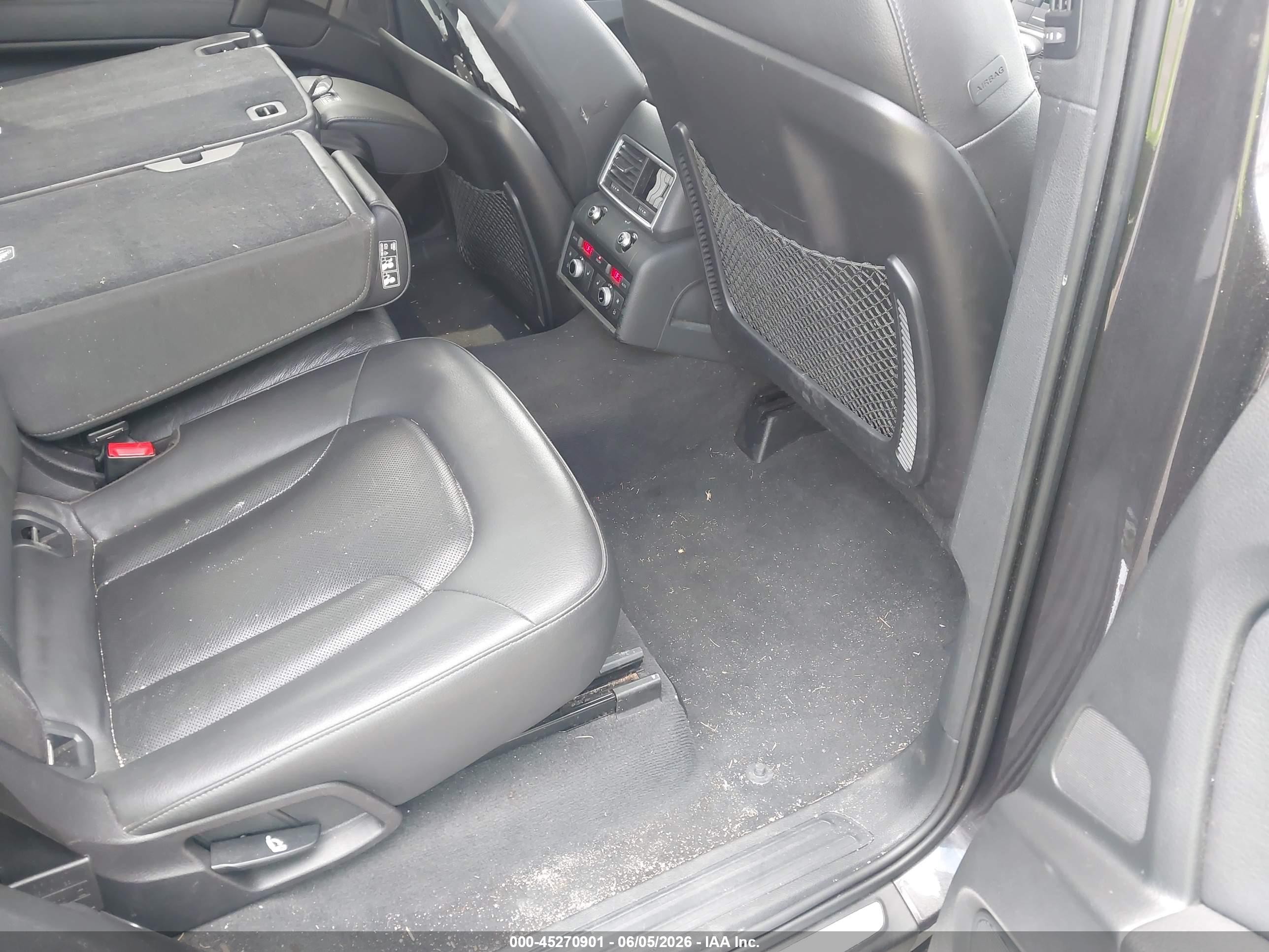2014 Audi Q7 3.0t S Line Prestige Черный vin: WA1DGAFE0ED020605