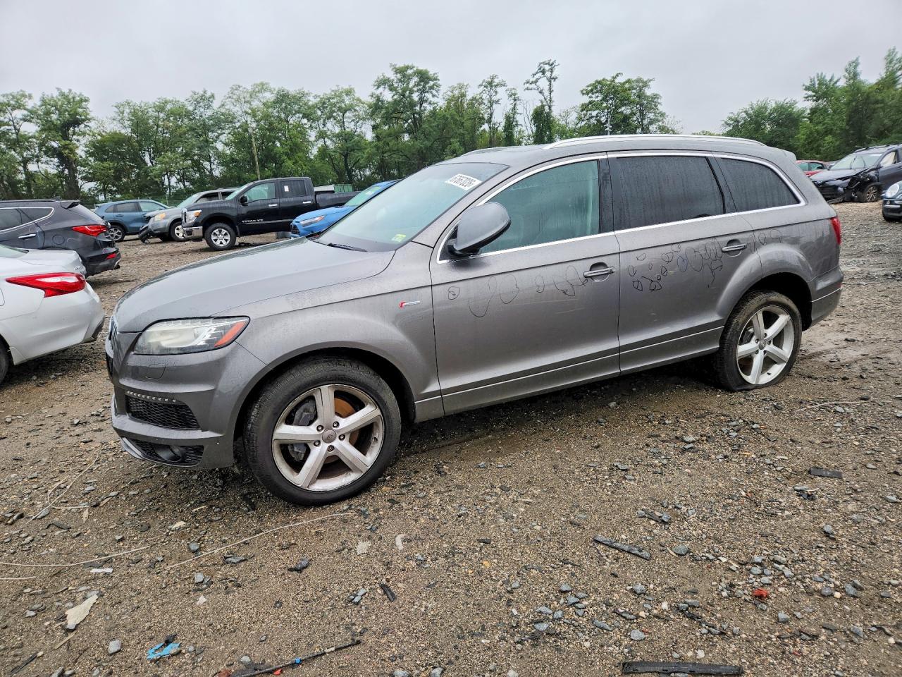 2015 Audi Q7 Prestige Gray vin: WA1DGAFE0FD004664