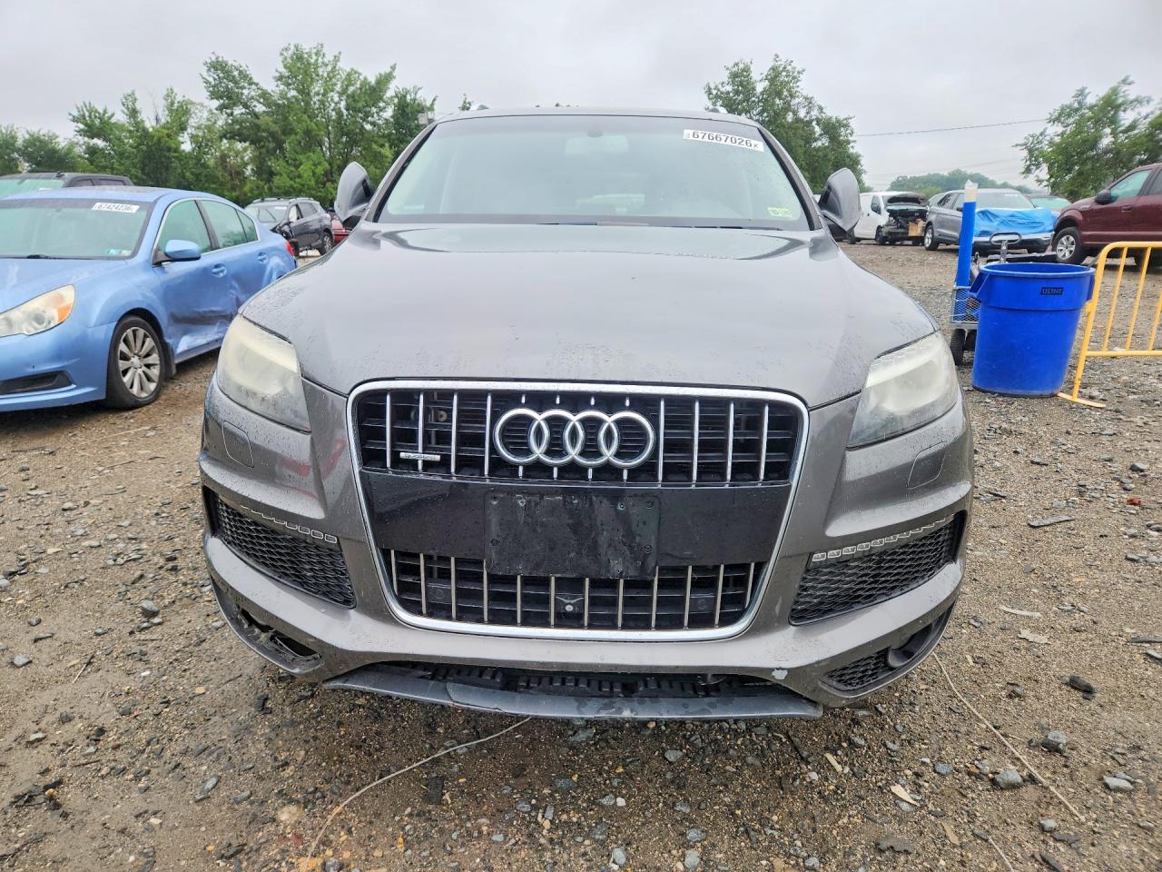 2015 Audi Q7 Prestige Gray vin: WA1DGAFE0FD004664