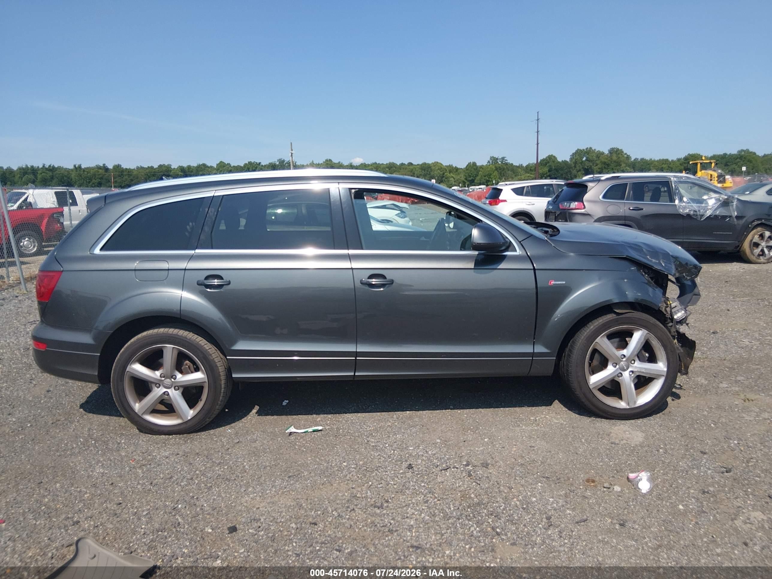 2015 Audi Q7 3.0t S Line Prestige Gray vin: WA1DGAFE0FD020556