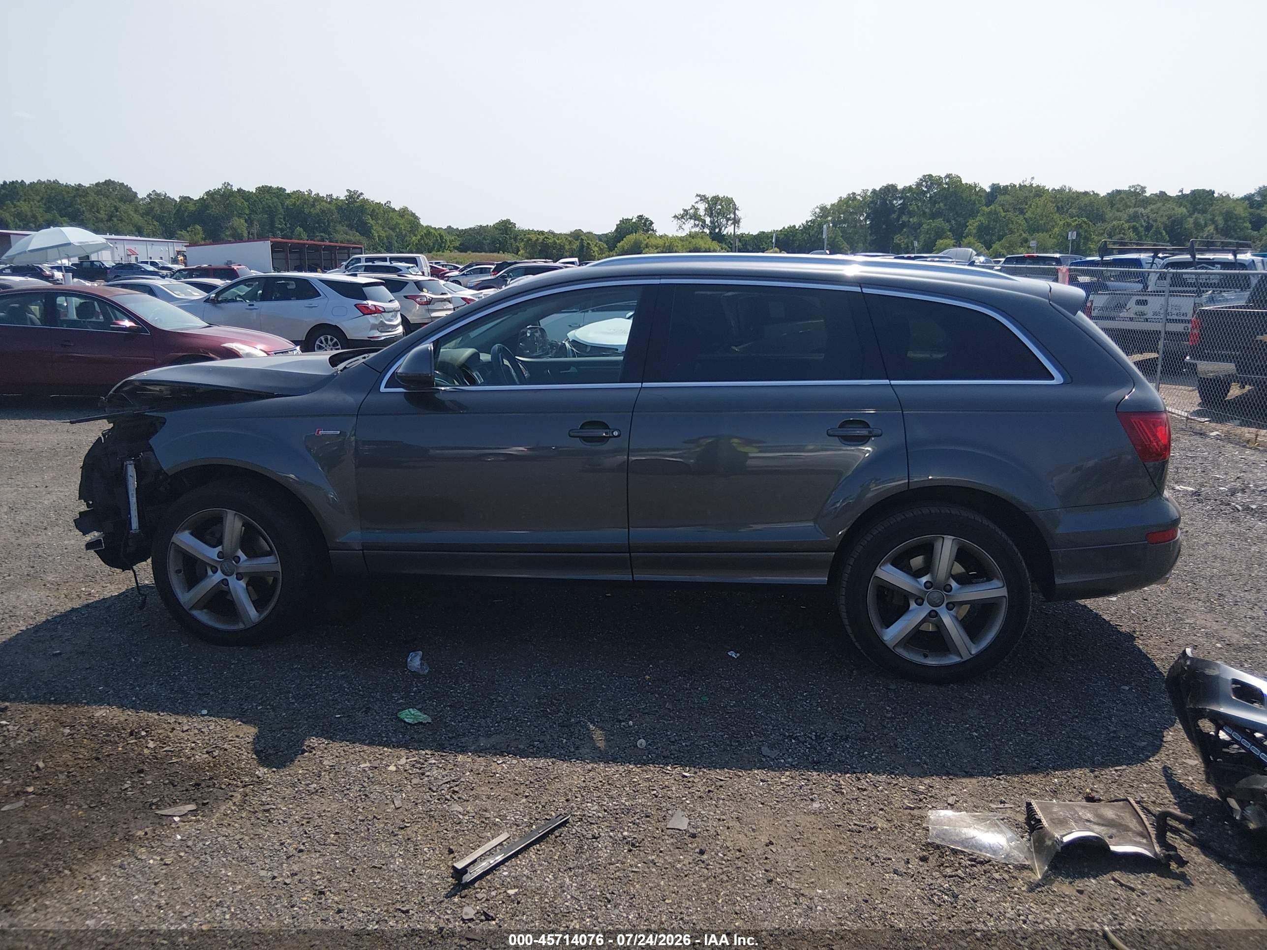 2015 Audi Q7 3.0t S Line Prestige Gray vin: WA1DGAFE0FD020556