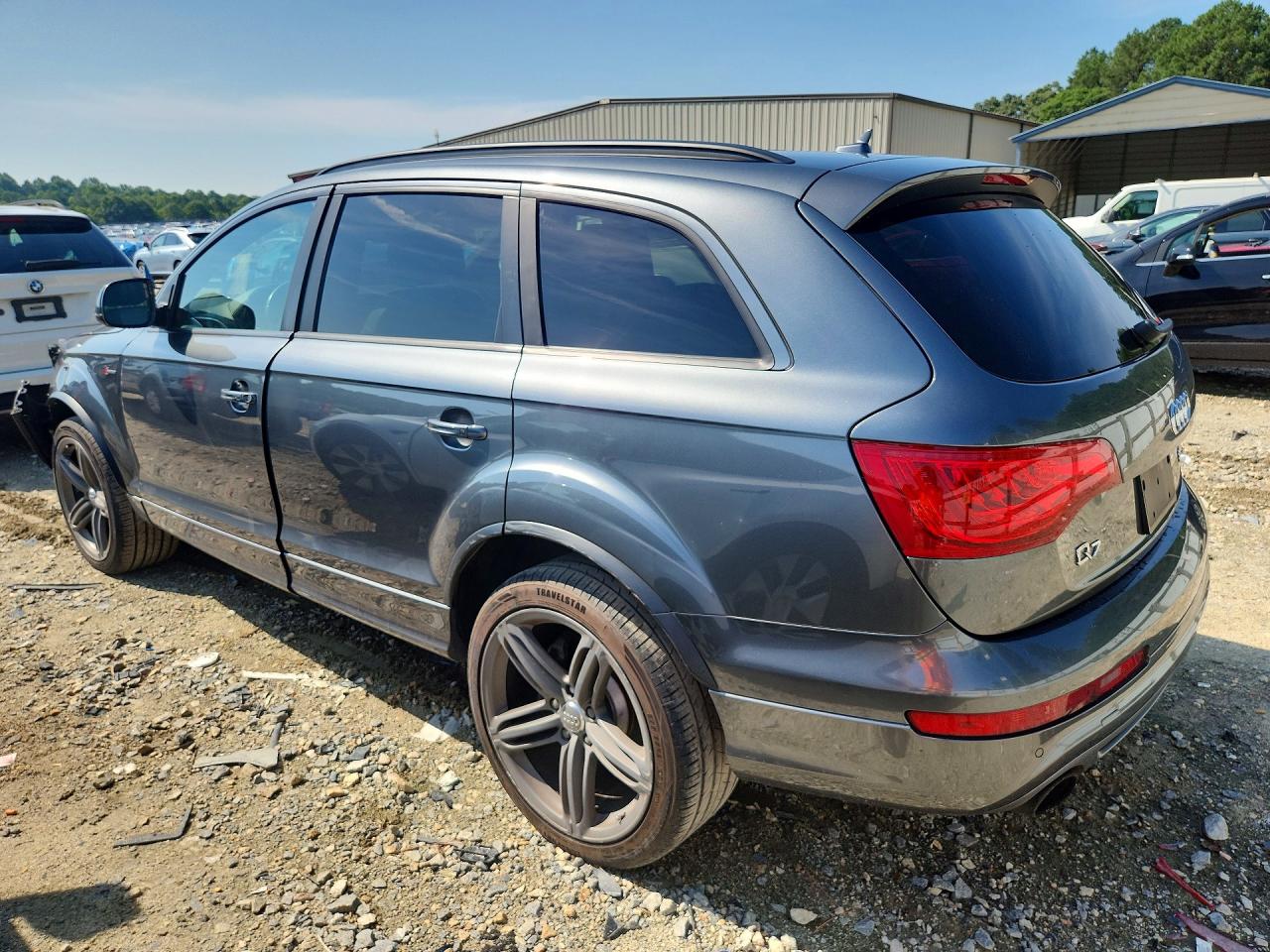 2015 Audi Q7 Prestige Серый vin: WA1DGAFE0FD029497