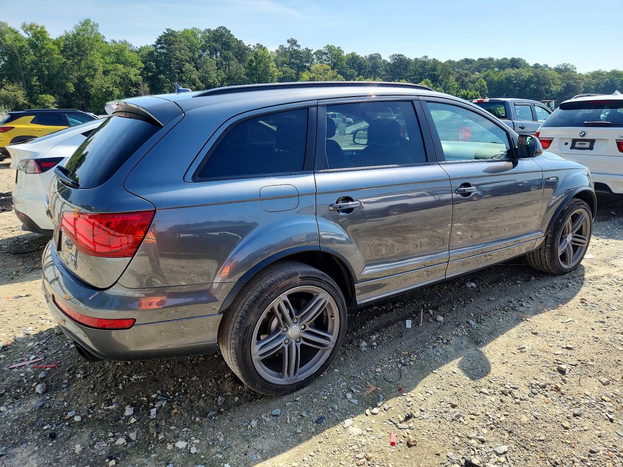 2015 Audi Q7 Prestige Серый vin: WA1DGAFE0FD029497