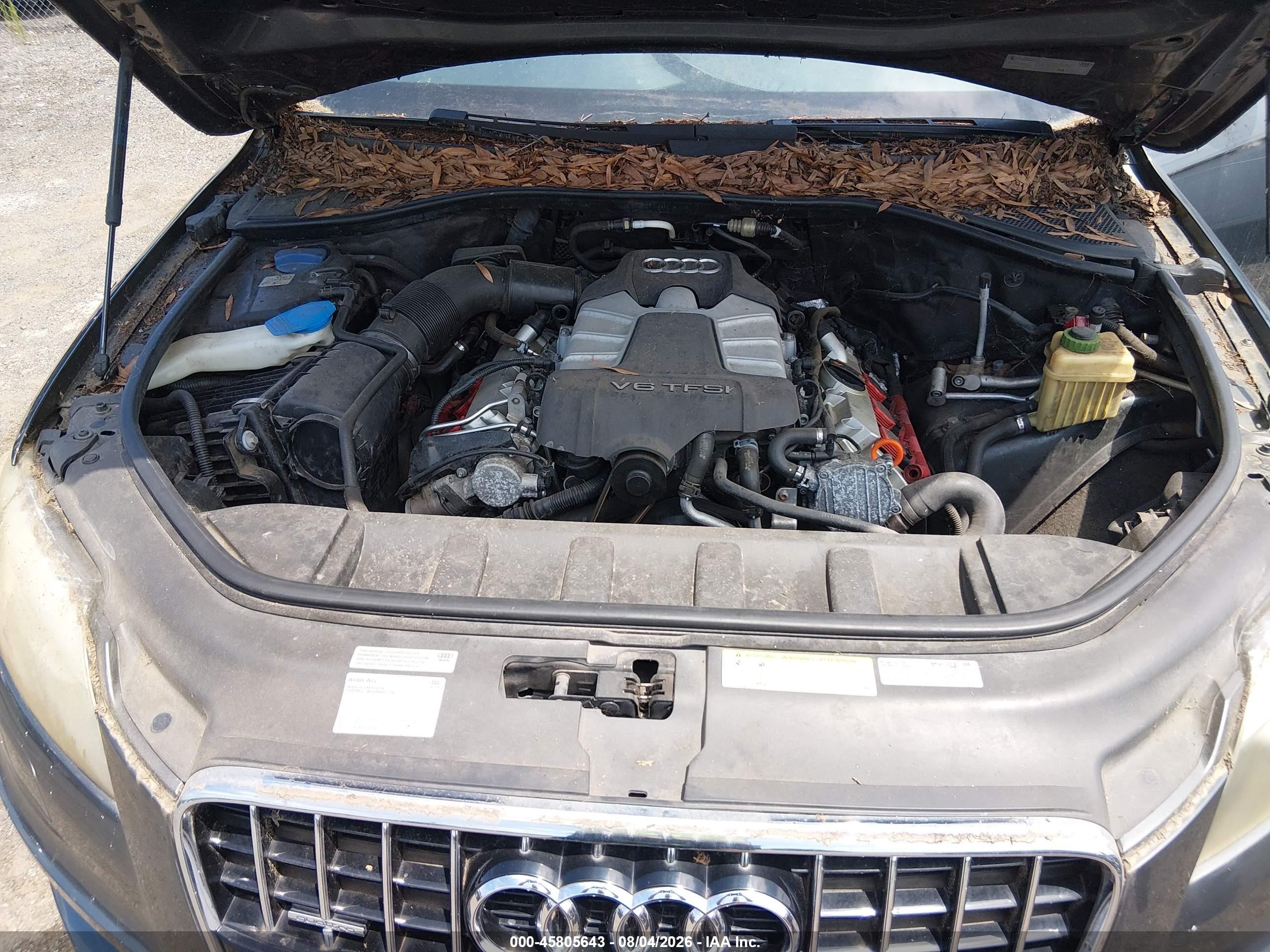 2013 Audi Q7 3.0t S Line Prestige Gray vin: WA1DGAFE1DD000166