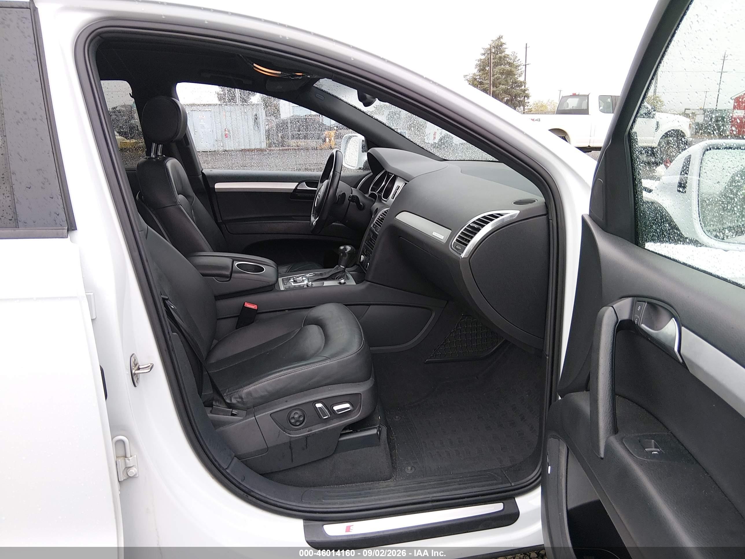 2013 Audi Q7 3.0t S Line Prestige White vin: WA1DGAFE1DD013452