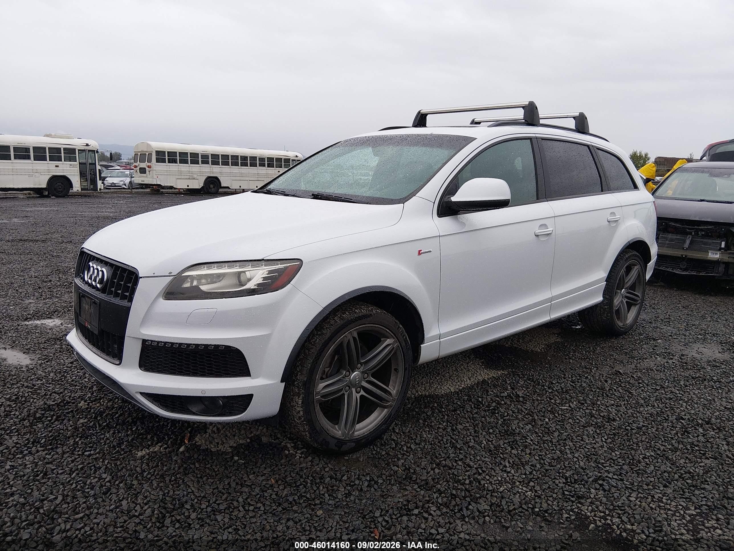 2013 Audi Q7 3.0t S Line Prestige White vin: WA1DGAFE1DD013452