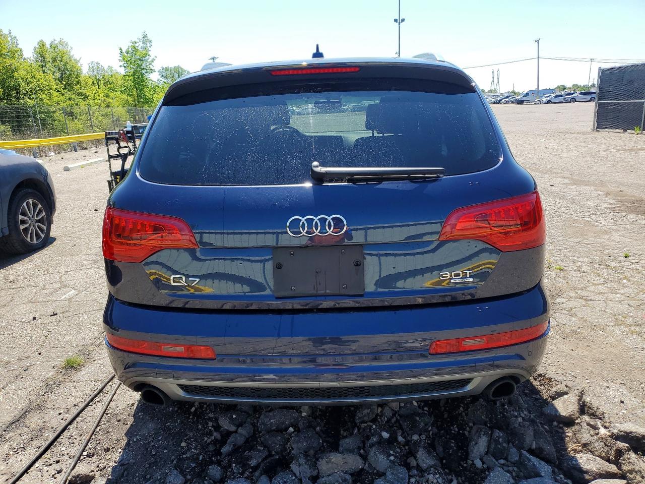 2014 Audi Q7 Prestige Синий vin: WA1DGAFE1ED008060