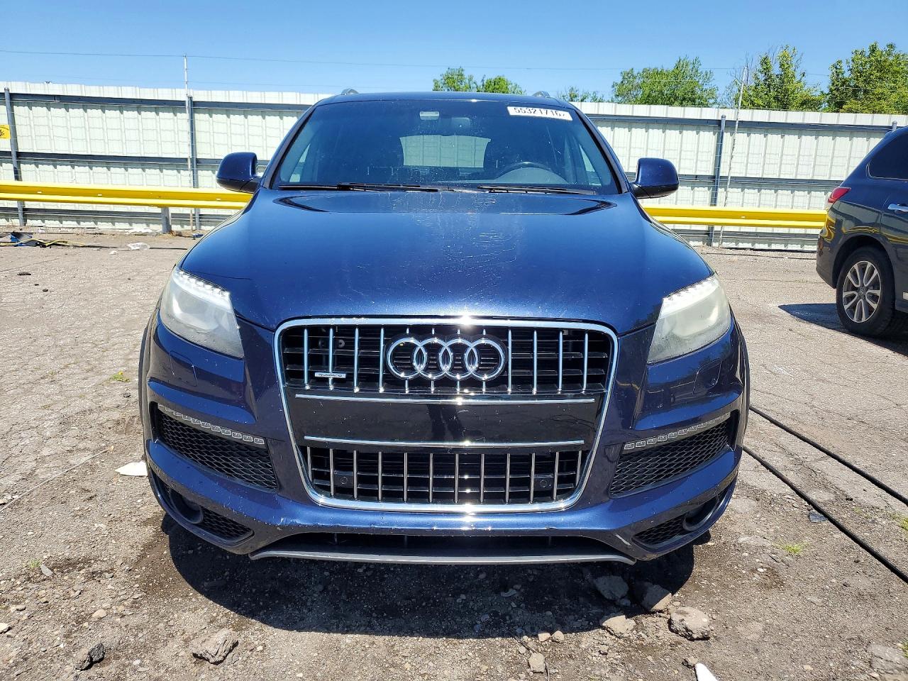 2014 Audi Q7 Prestige Синий vin: WA1DGAFE1ED008060