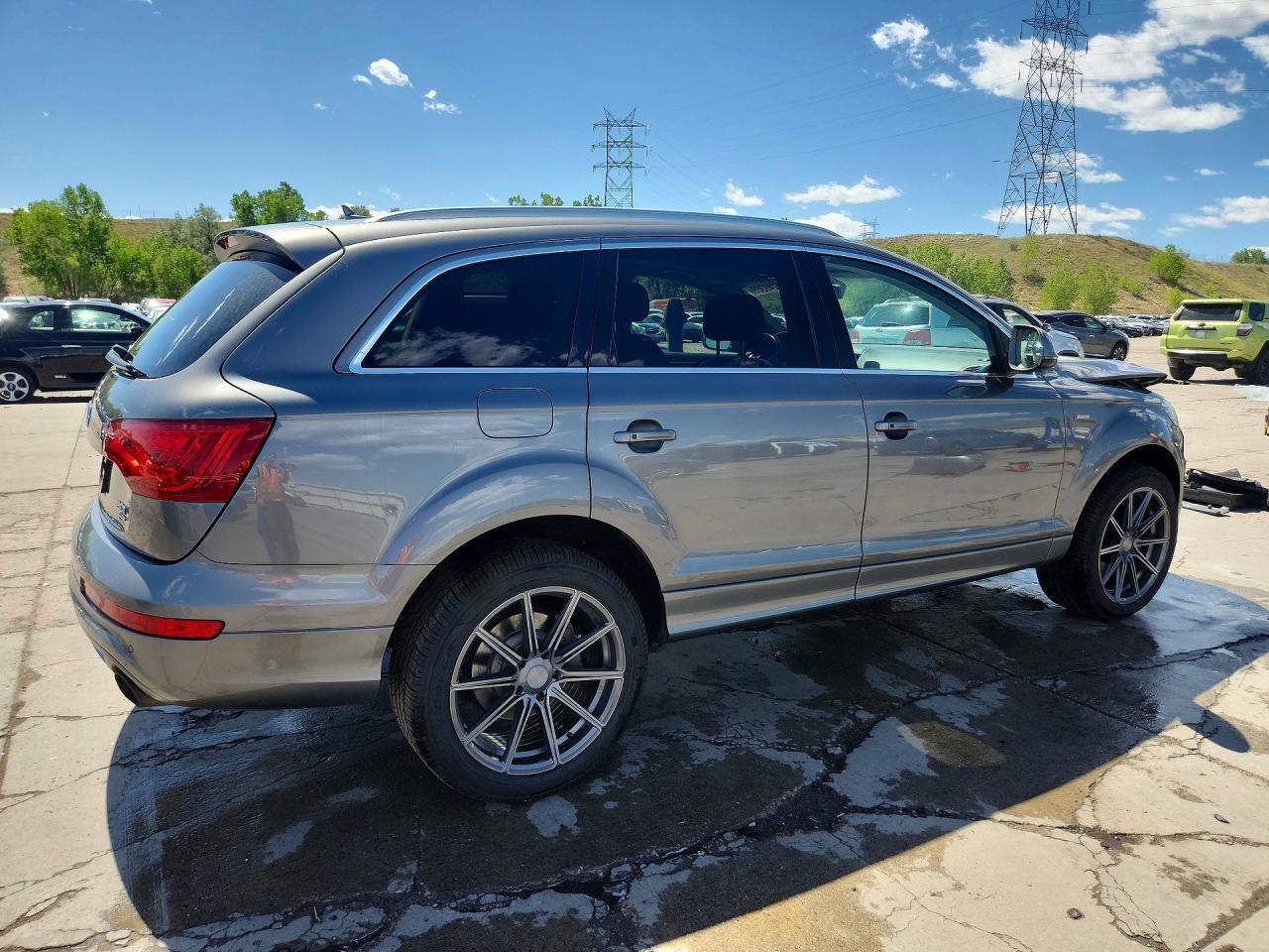 2014 Audi Q7 Prestige Gray vin: WA1DGAFE1ED020578