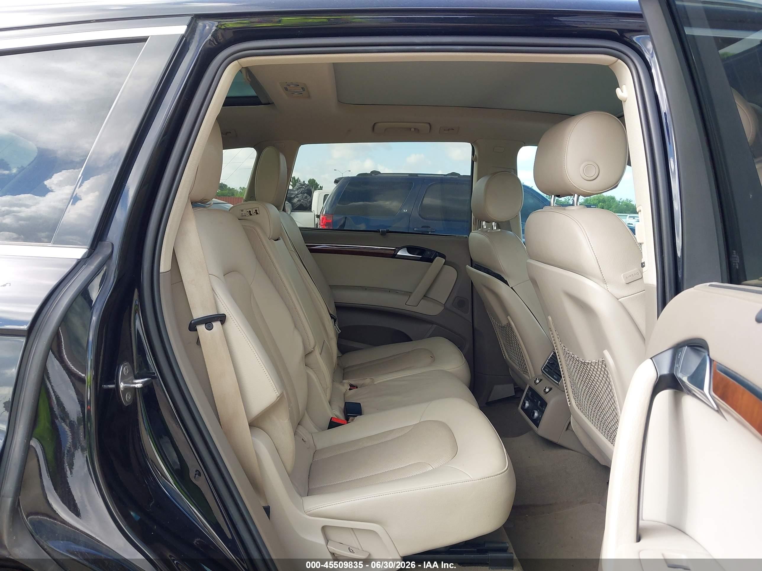 2014 Audi Q7 3.0t S Line Prestige Black vin: WA1DGAFE2ED005846