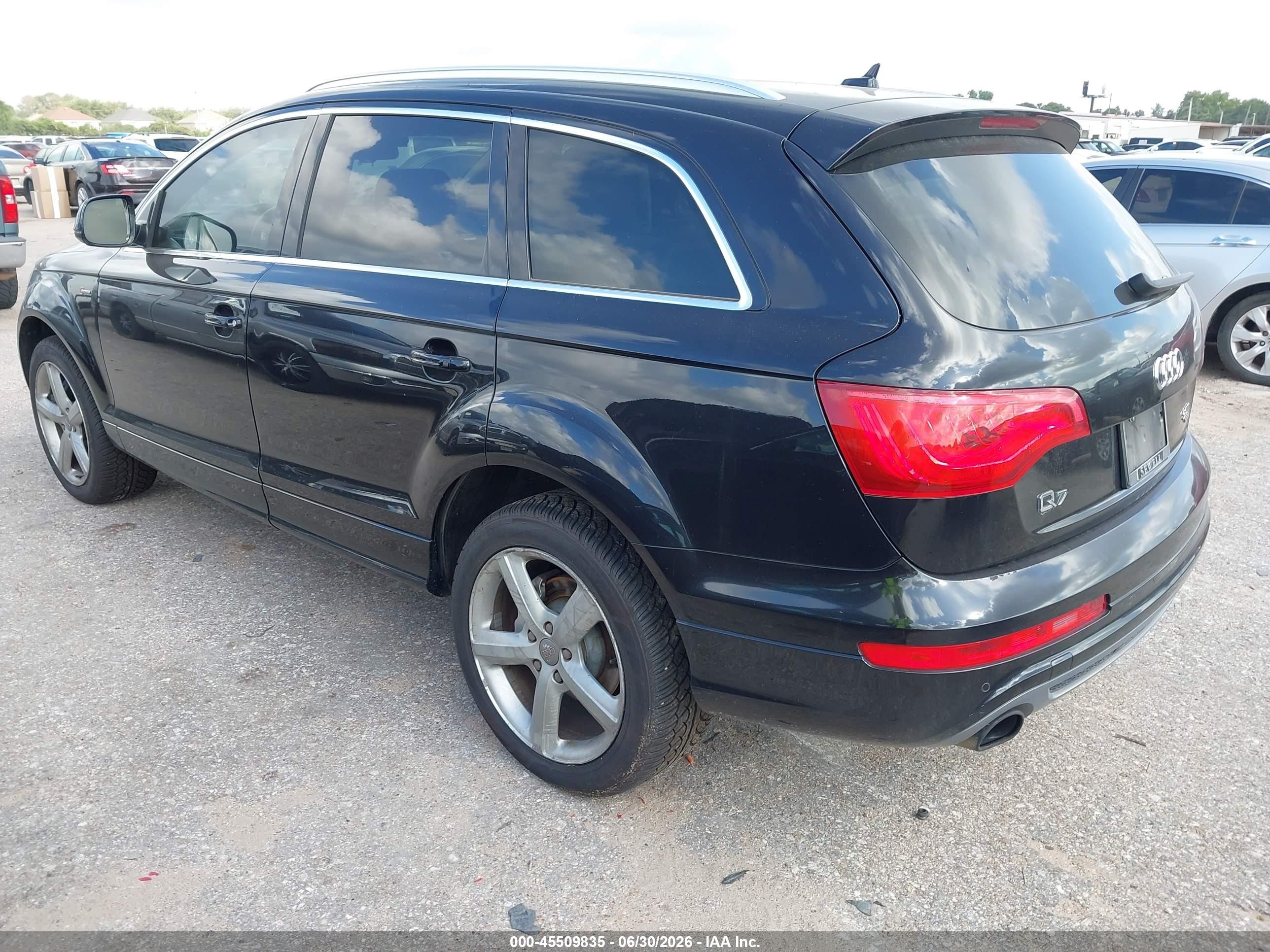 2014 Audi Q7 3.0t S Line Prestige Black vin: WA1DGAFE2ED005846