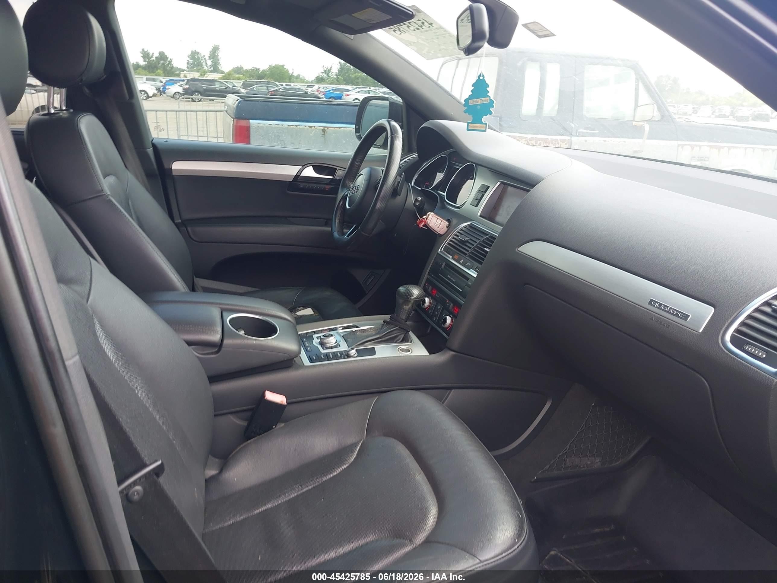 2014 Audi Q7 3.0t S Line Prestige Черный vin: WA1DGAFE2ED006382