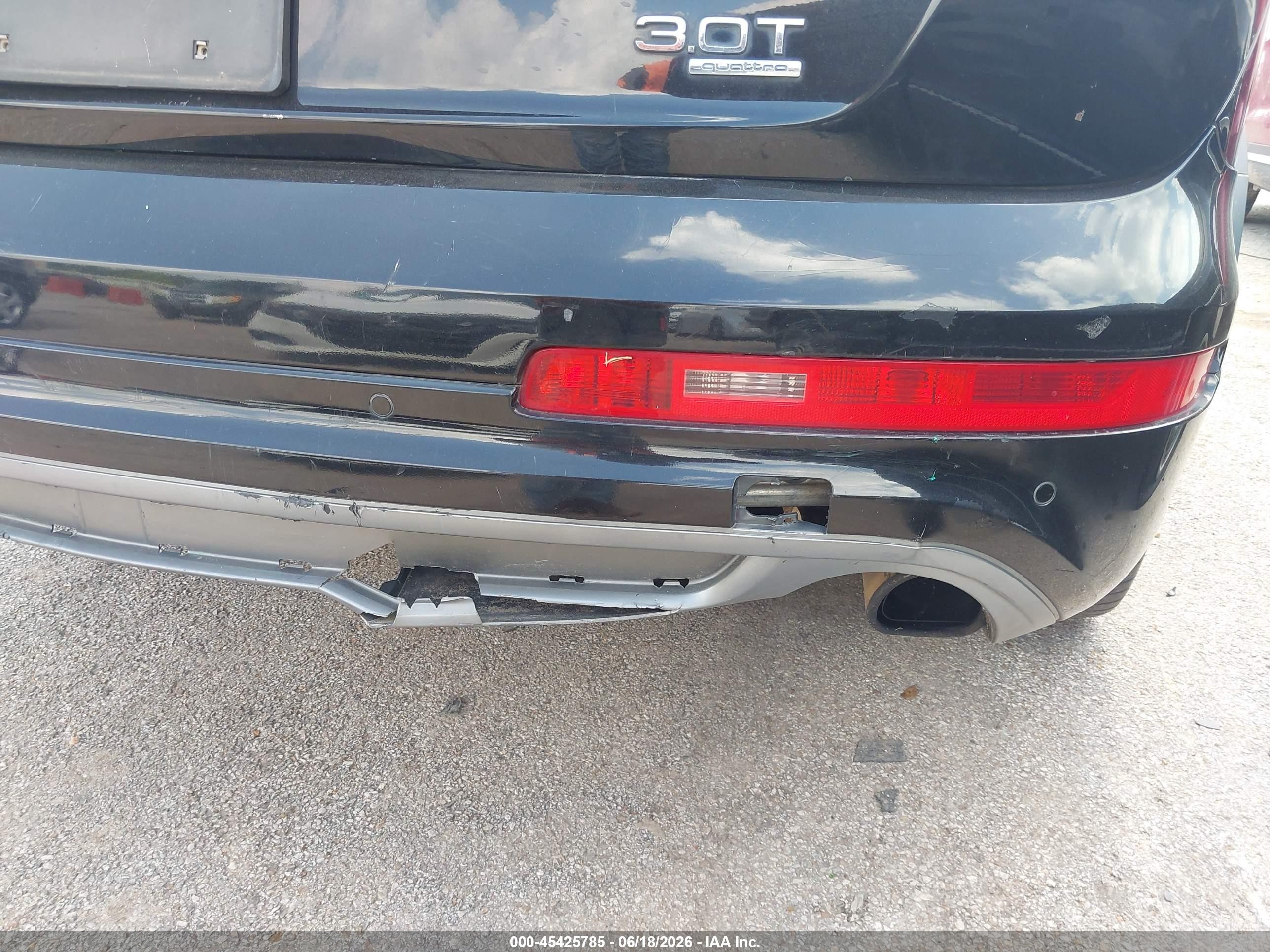 2014 Audi Q7 3.0t S Line Prestige Черный vin: WA1DGAFE2ED006382