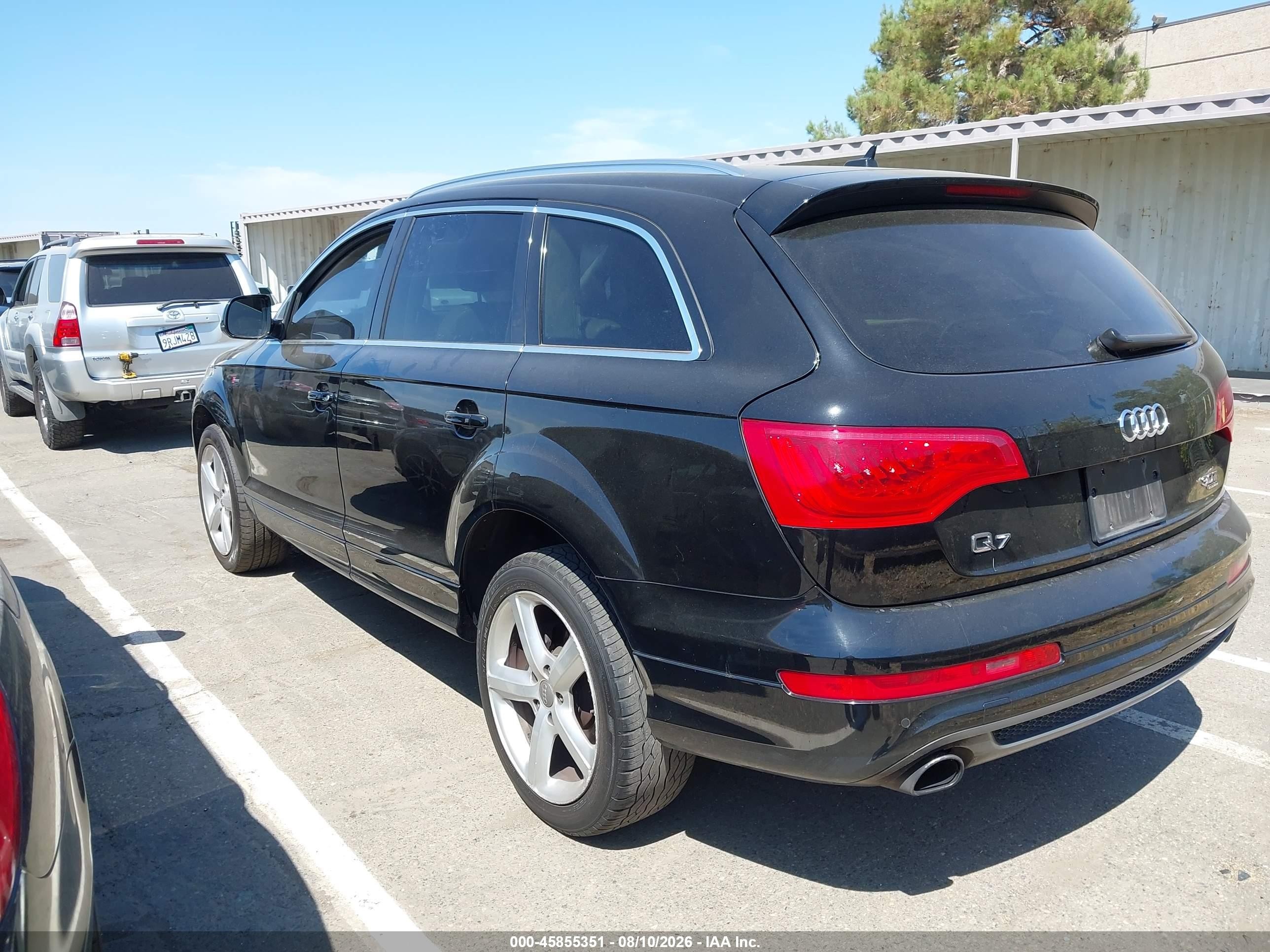 2015 Audi Q7 3.0t S Line Prestige Black vin: WA1DGAFE2FD028576
